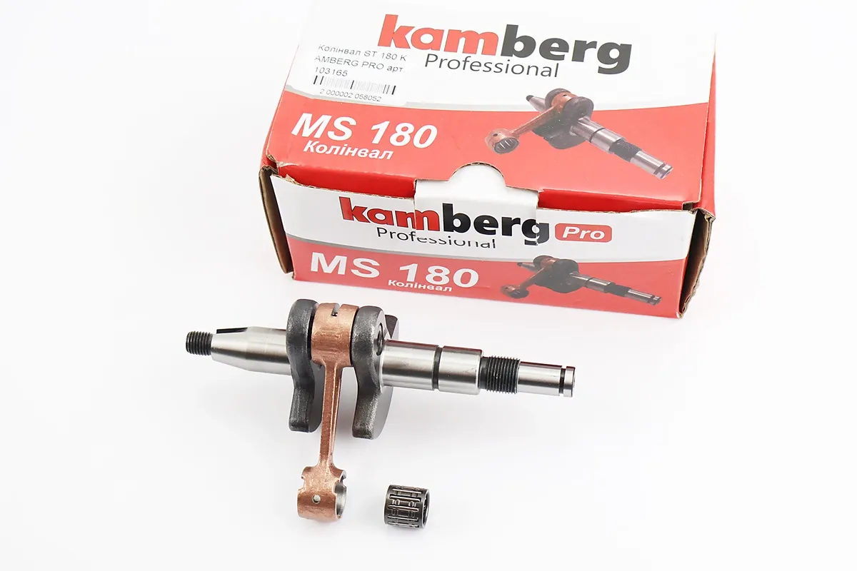 Колінвал, палець 10mm MS-180 + підшипник 