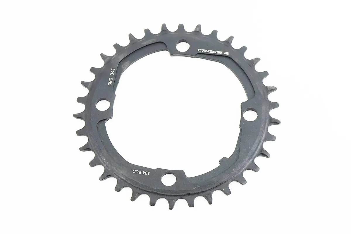 Зірка передня MTB Narrow Wide 34Т (BCD:104мм), алюмінієва, чорна (S_210371)