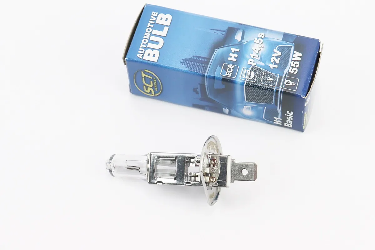 Лампа фари галоген H1 12V55W P14.5S (S_301663)