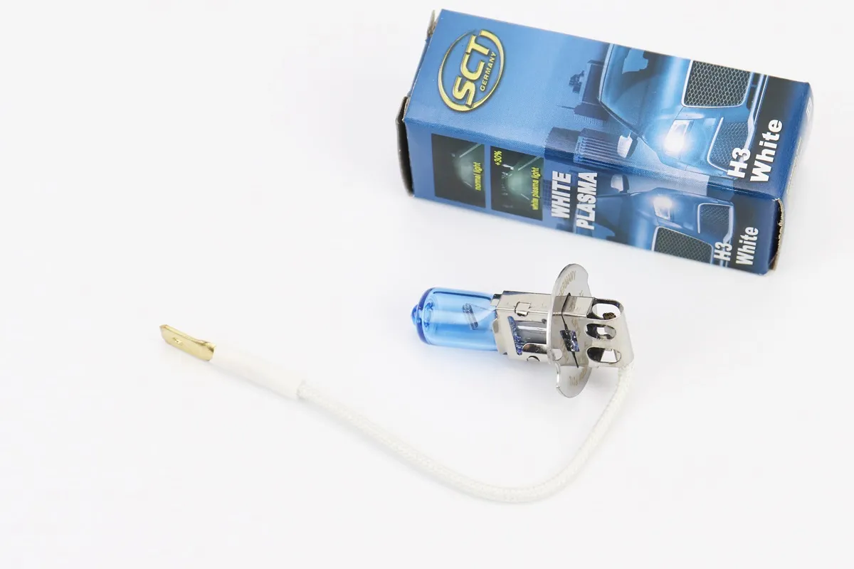 Лампа фари H3 12V 55W галогенна Super White (S_301664)