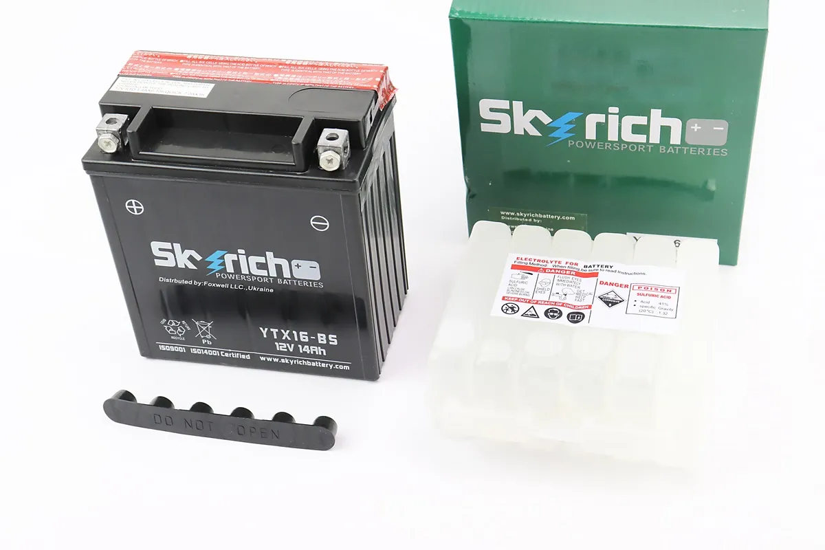 Акумулятор 12V14Аh YTX16-BS кислотний (L150*W87*H161mm) (S_301862)