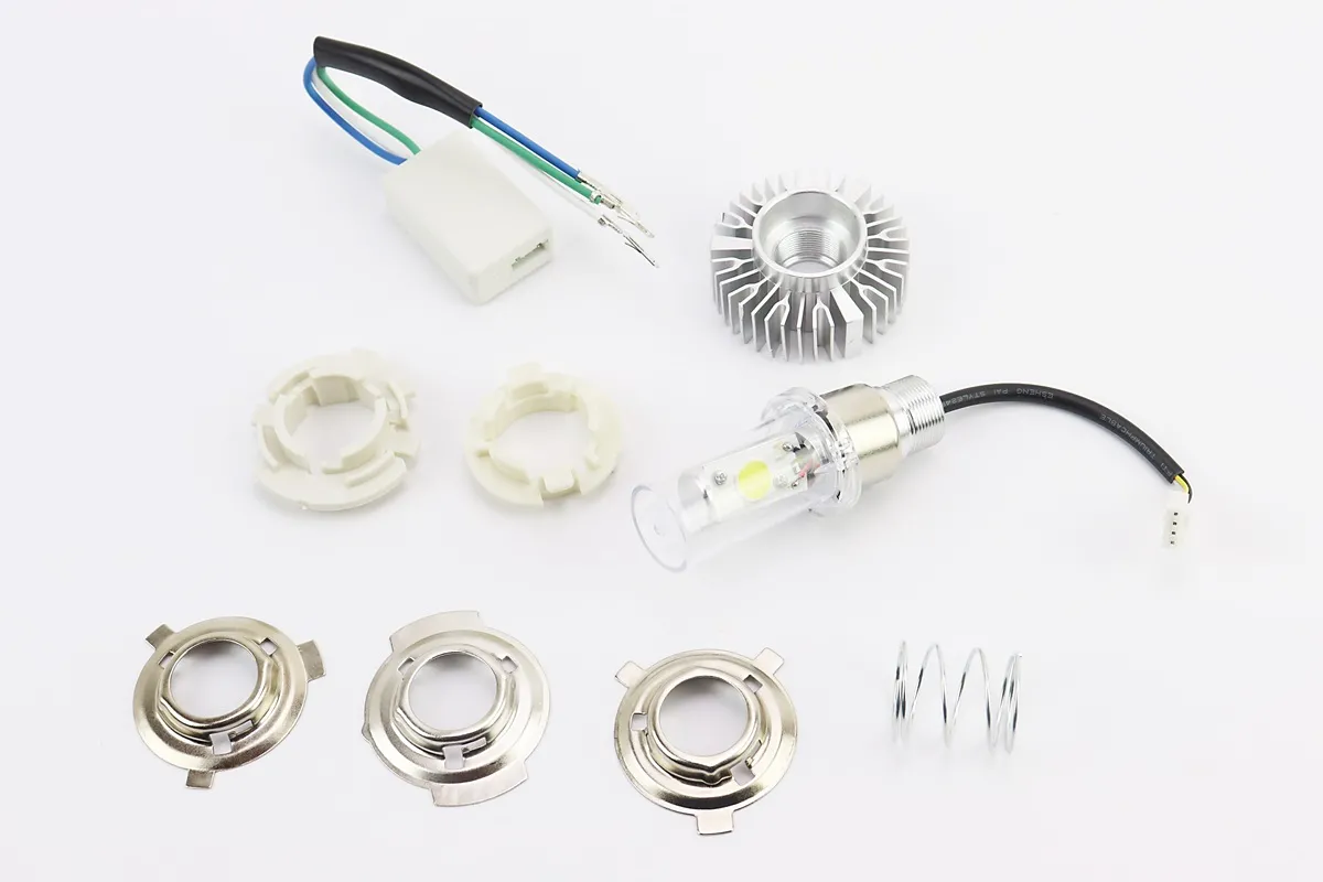 Лампа фари діодний LED-2 SUPER універсальна (к-кт різних кріплень), з стабілізатором (S_301995)