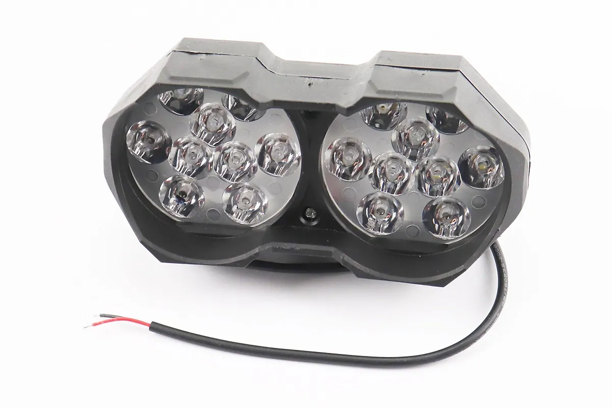 Фара подвійна додаткова світлодіодна вологозахисна - 18 LED, (146*62mm) з кріпленням, тип 2 (S_324880)