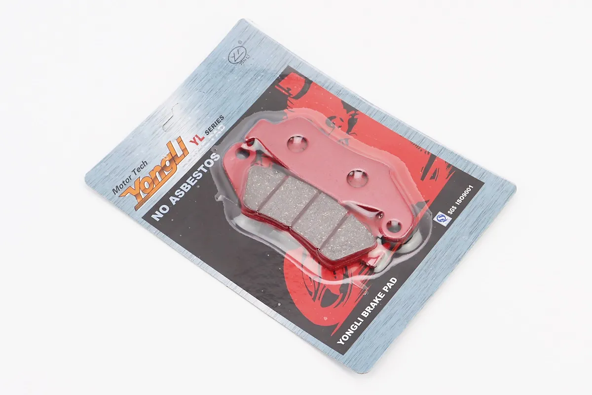 Гальмівні колодки (дискові) Honda CR 125/XLR 125 RW/CRM 250/XR 250/XL 600; SUZUKI-DR 125/RM 125-250 SBK2; KAWASAKI- KLX 250/ KX 250 к-кт червоні (S_354547)