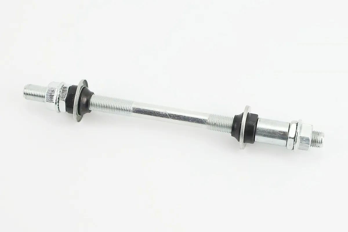 Вісь задня MTB M10х170мм в зборі, під гайку, хром (S_411297)