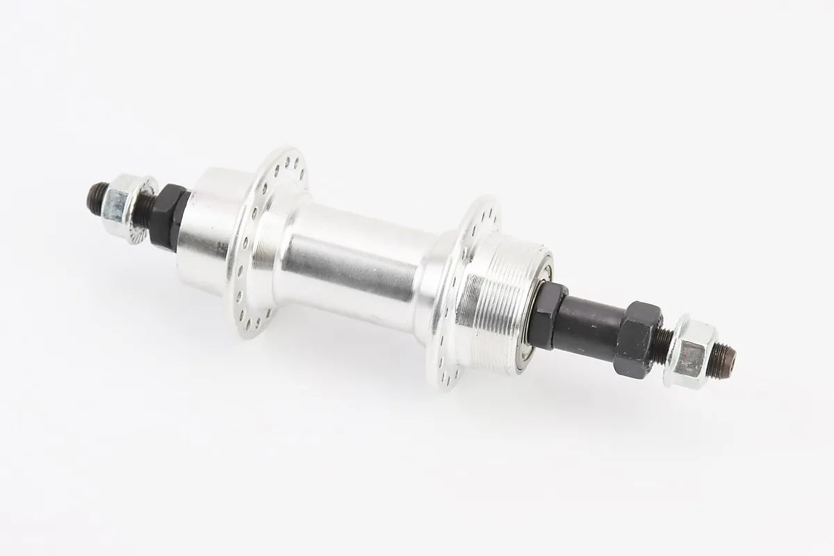 Втулка задня MTB алюмінієва 14Gx36H під вільнобіг, V-brake, 2 пром-підшипники 6200 2RS, кріпл. гайка (S_412102)