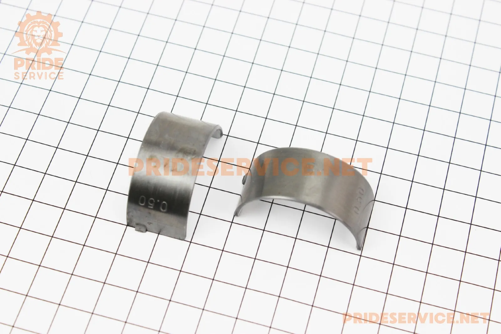 Вкладиш шатуна (d-36mm, D-39mm, h-19mm) 178F к-кт 2шт +0,50 (S_602536)