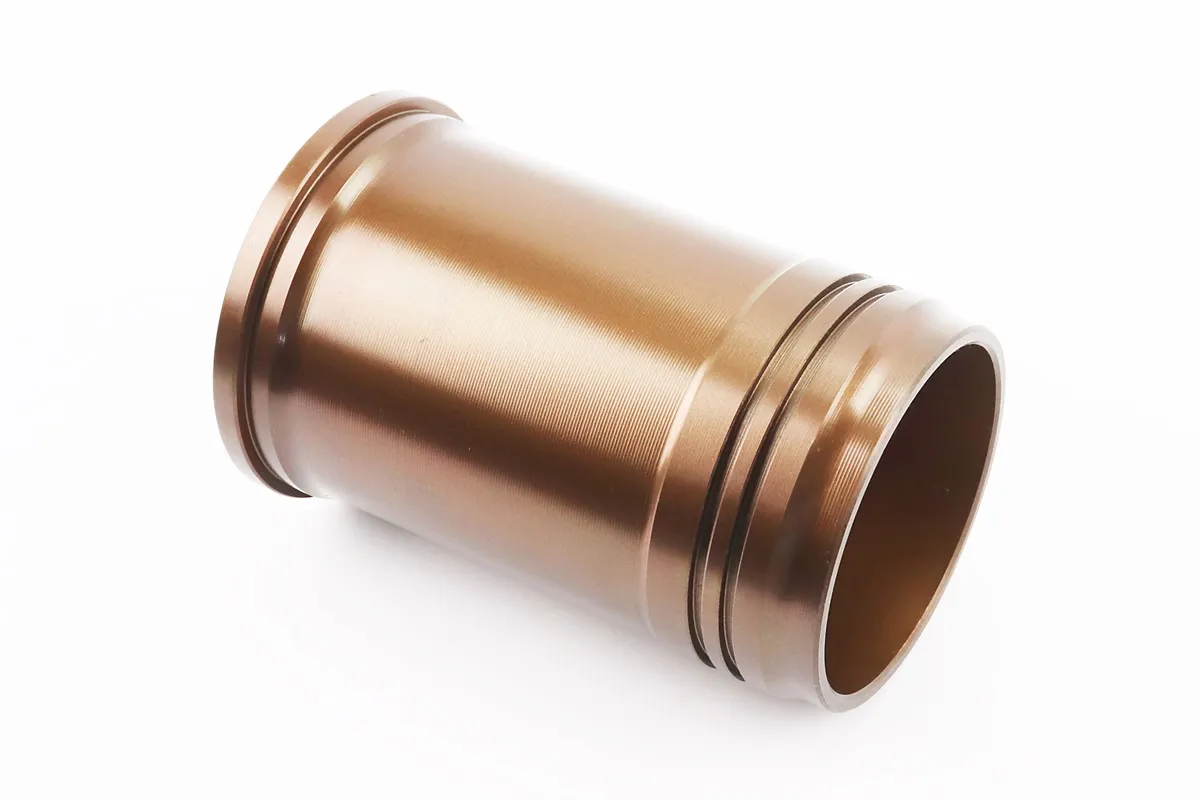 Гільза циліндра R185N (H-160mm, Dпоршня-85mm, Dвінця-105,7mm, Dверх.пояс-98,00mm, Dниж.пояс-98,00mm), жовта, з насічкою (S_999570)