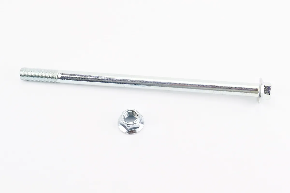Вісь колеса переднього (під алюм. диск) d12mm; L210mm + гайка (S_999722)