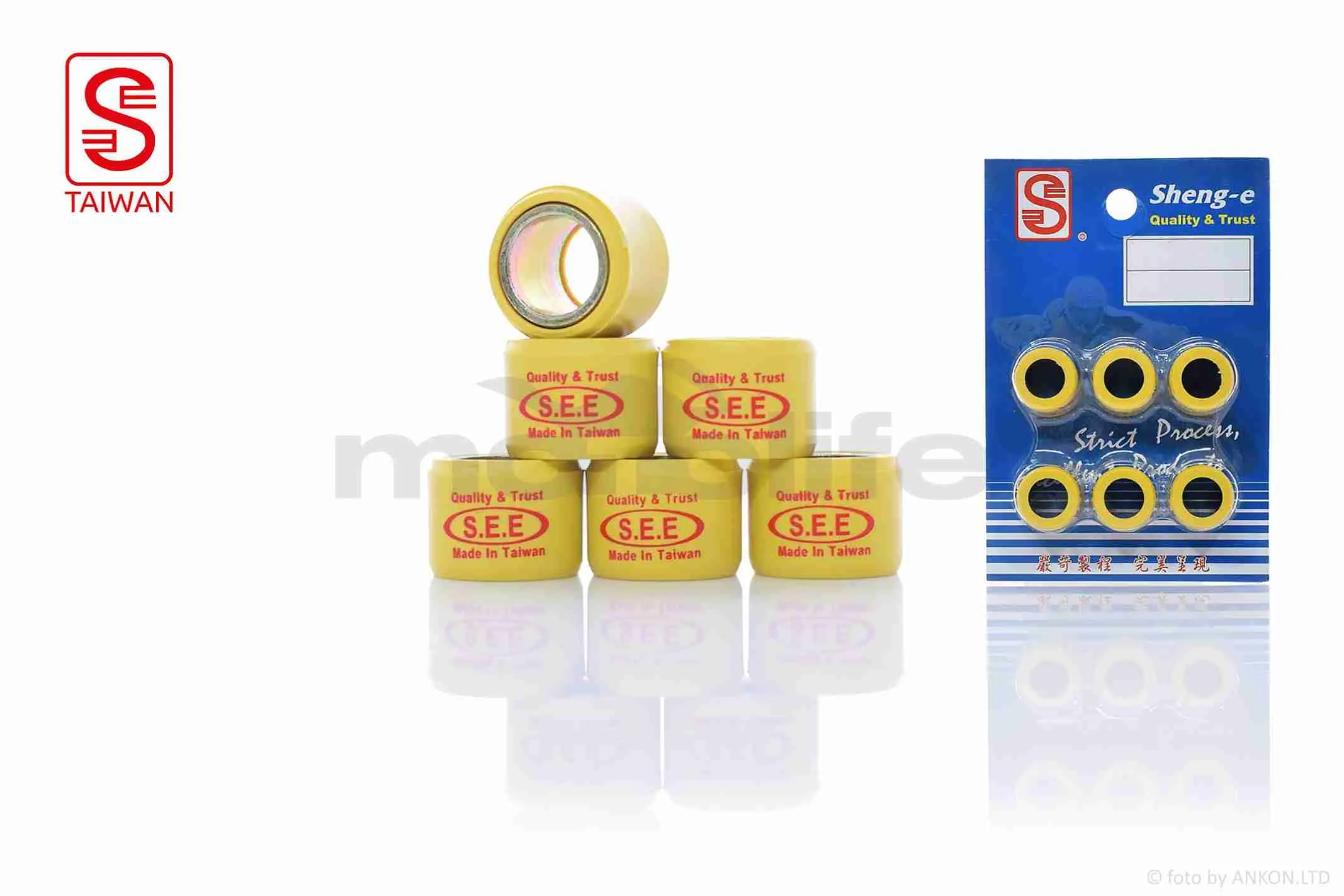 Ролики варіатора  GY6 150  18-14  8.0g  