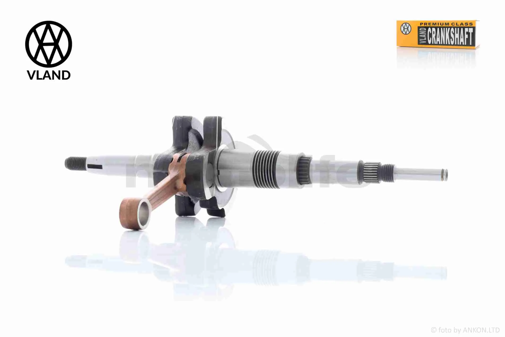 Колінвал  AD50 шатун  +0.9mm  