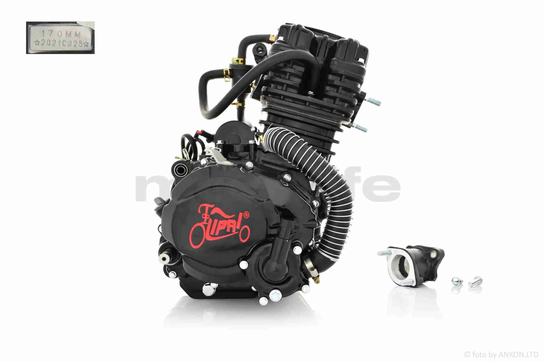 Двигун  170MM  250сс, OHV, рідинне охолодження  