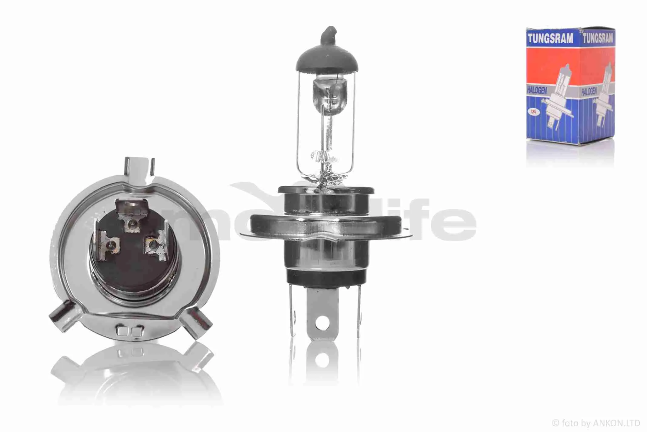 Лампа фари  H4 (P43T)  12V 60/55W  ЛАДА  