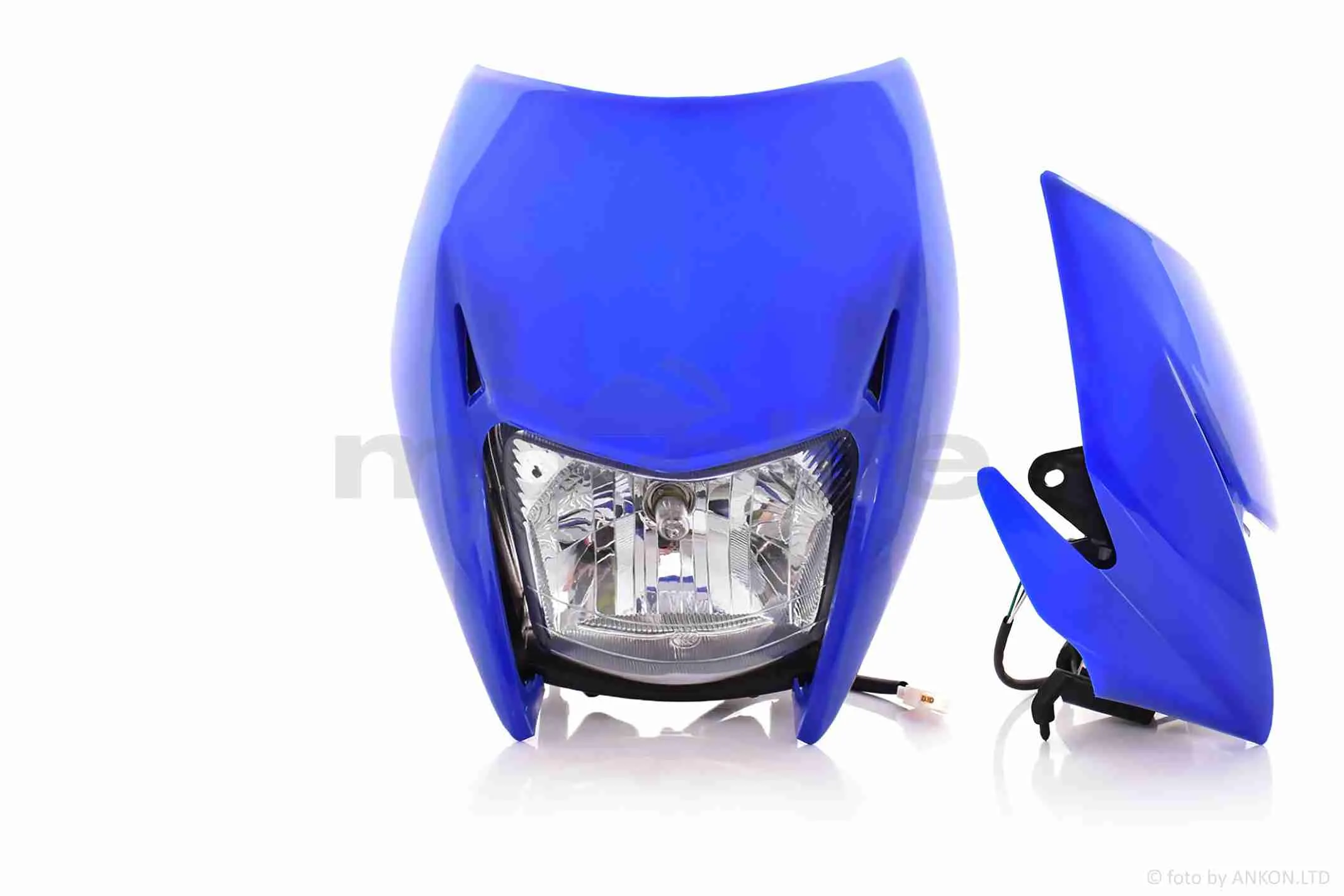 Обтічник з фарою  HONDA NXR150  синій (A_AT-005622)
