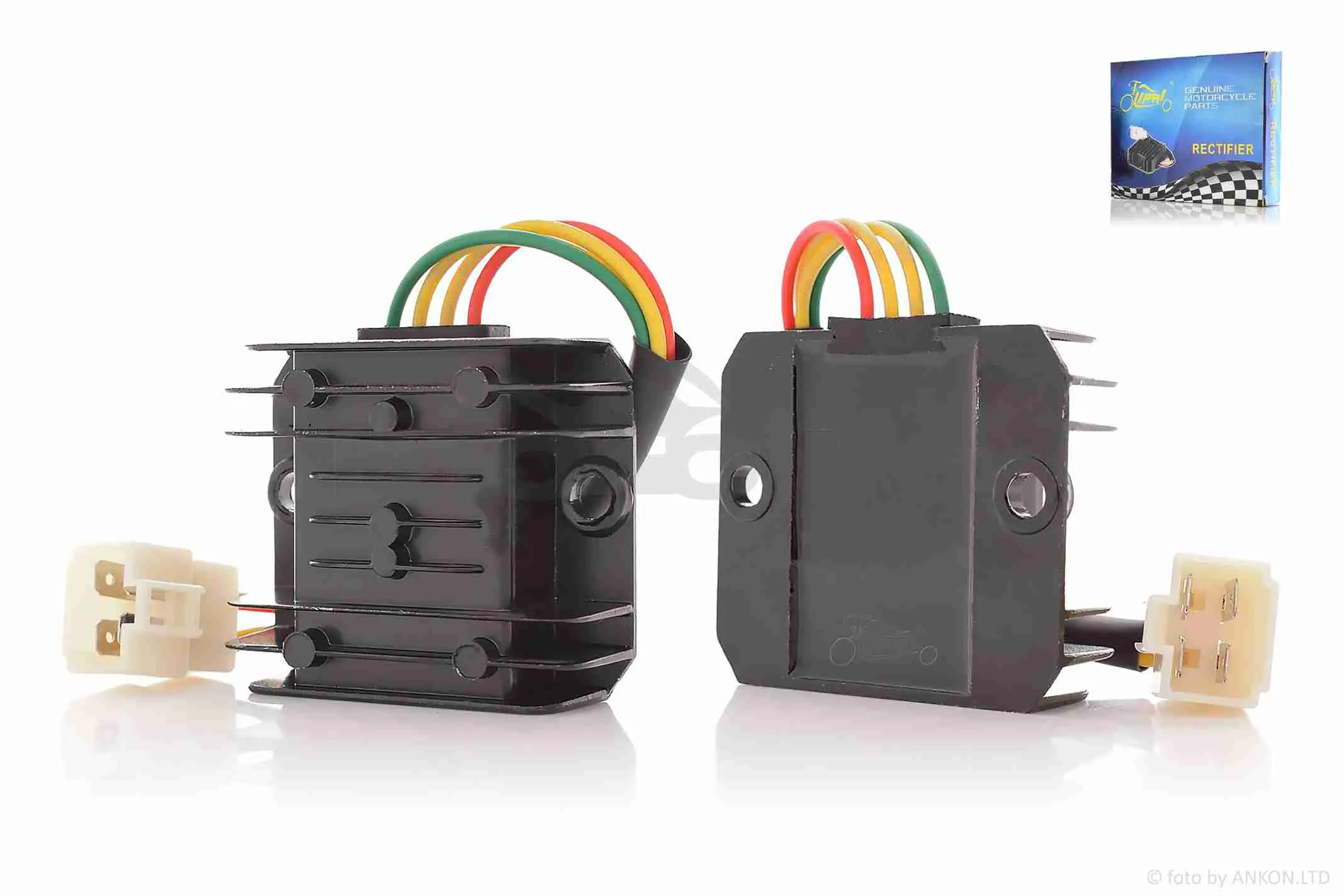 Реле зарядки  GY6  150  4pin, тато двофазне  