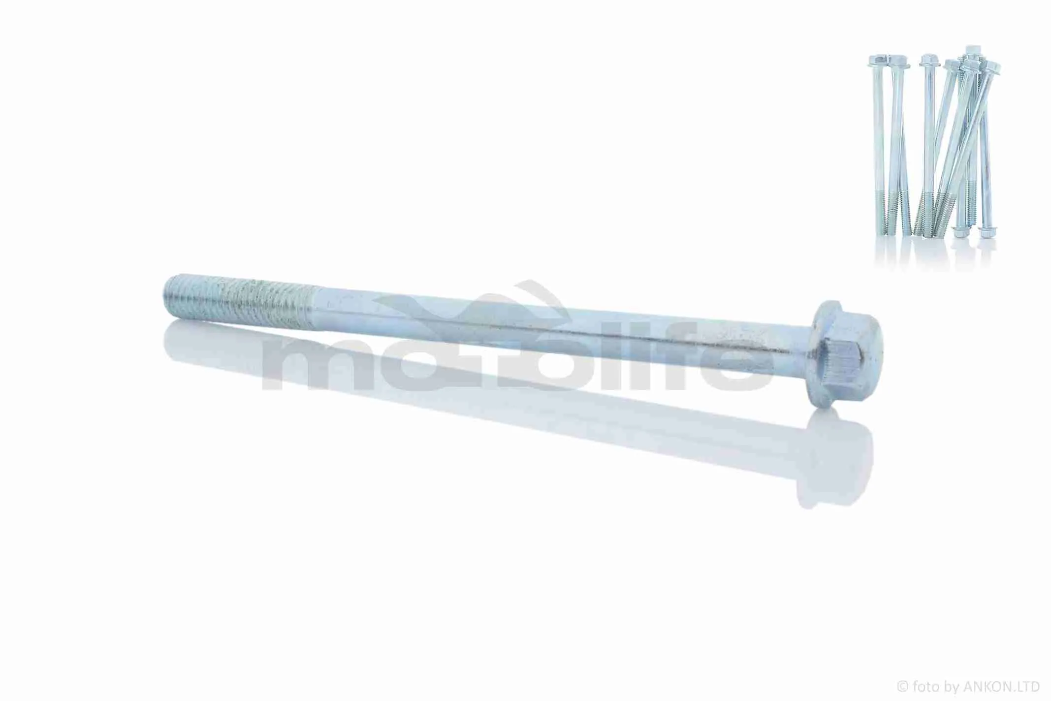 Болт із фланцем  M6  L85  (10шт, хром) (A_AT-010654)