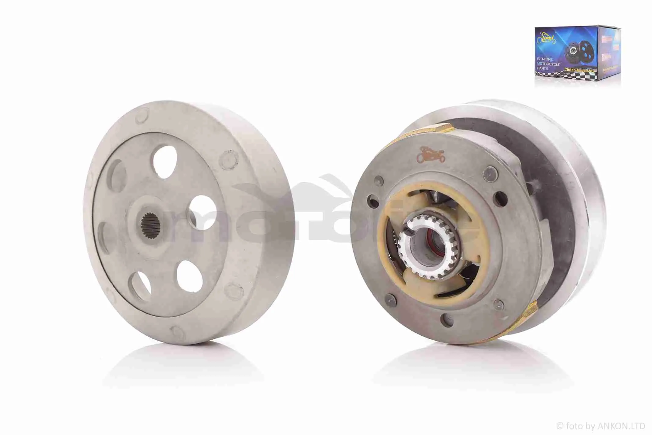 Варіатор задній у зборі  DIO AF35/56/61, AF27 FIT, LEAD AF48  алюміній  