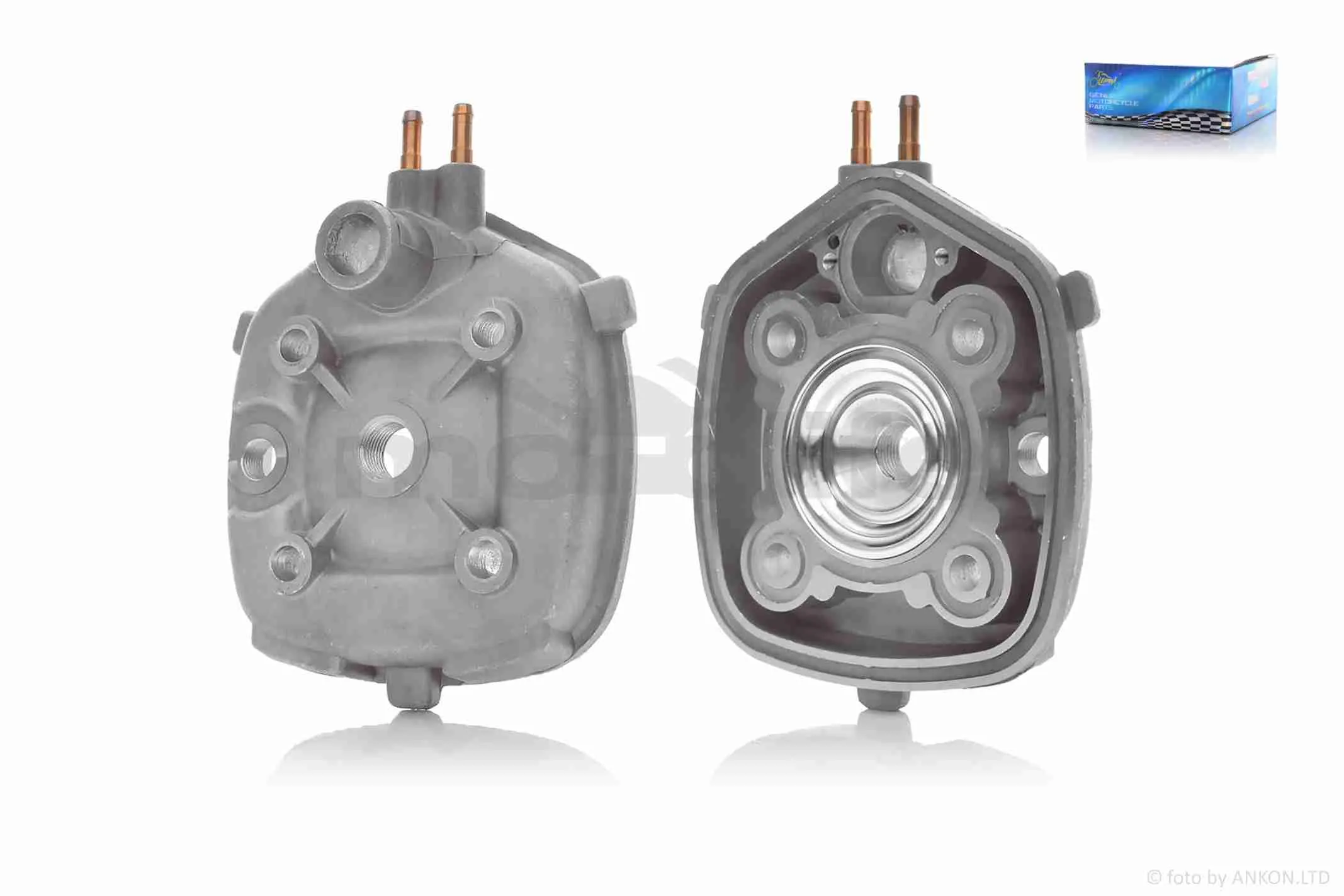 Головка циліндра  Aerox, Minarelly MBK, Nitro 50  D47, з водяним охолодженням (A_AT-018943)