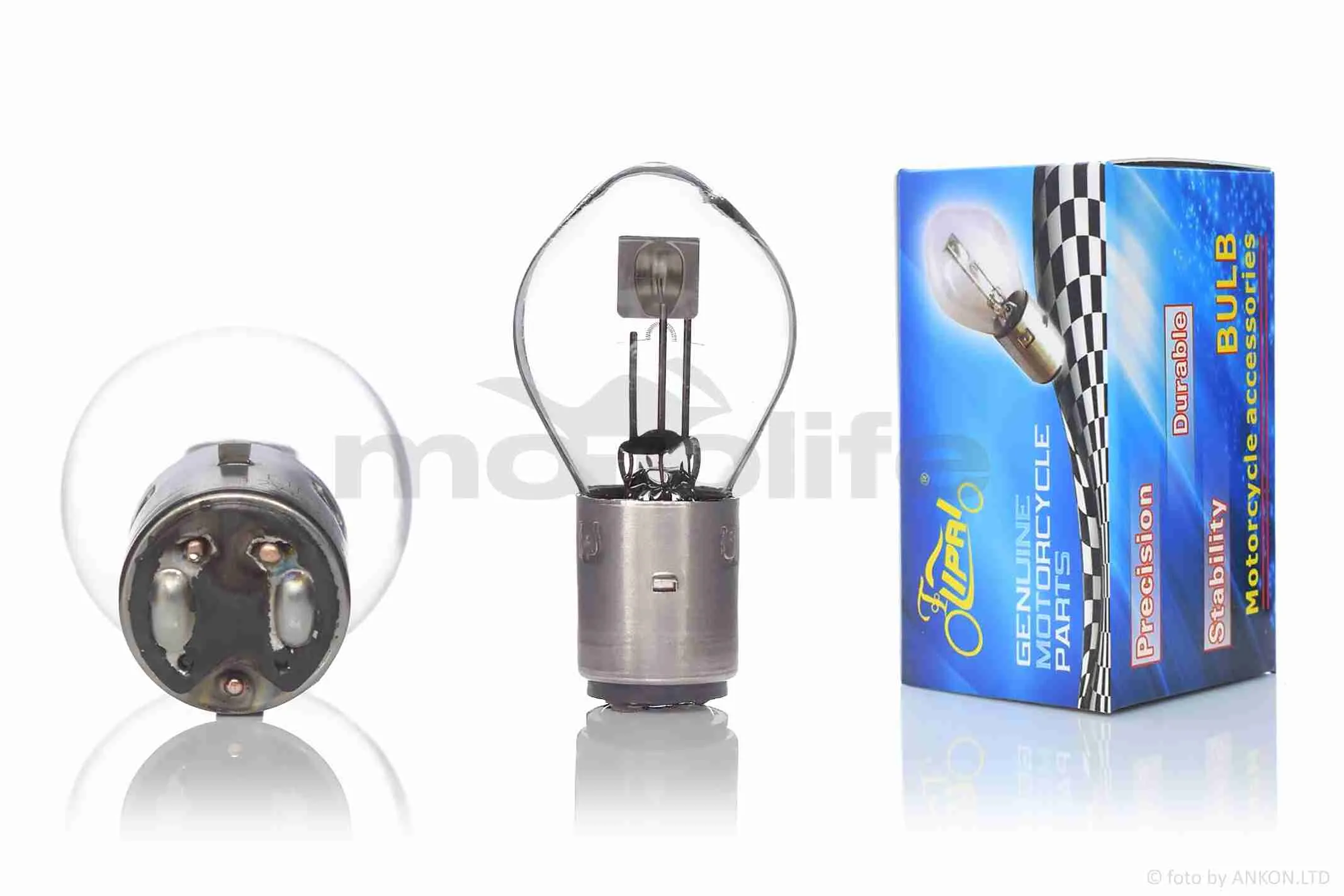 Лампа фари  H6 (BA20D)  12V 18/18W  груша  