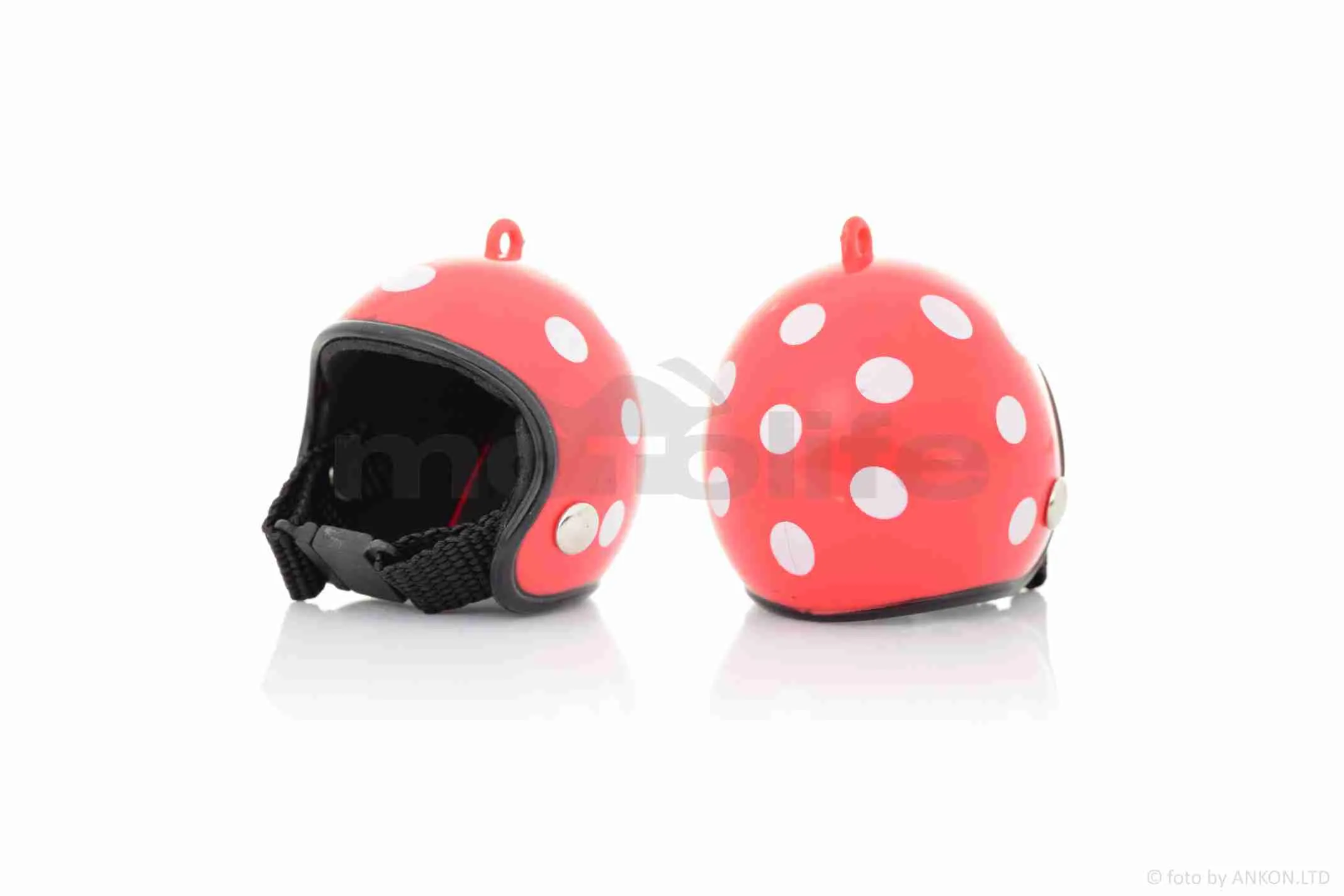 Брелок без ланцюжка  HELMET  #62  RED (A_AT-023447)
