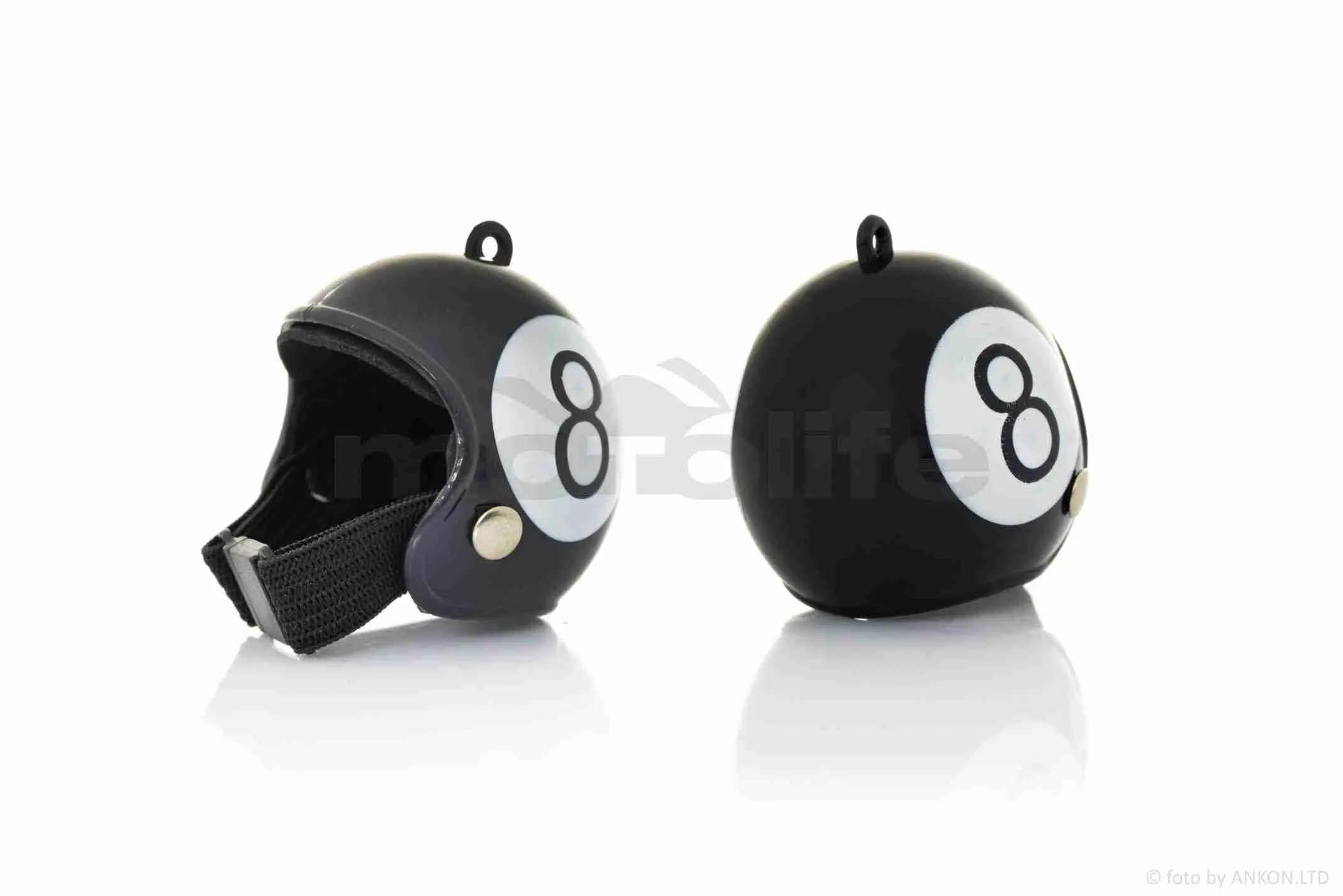 Брелок без ланцюжка  HELMET  #32  BLACK8 (A_AT-023455)