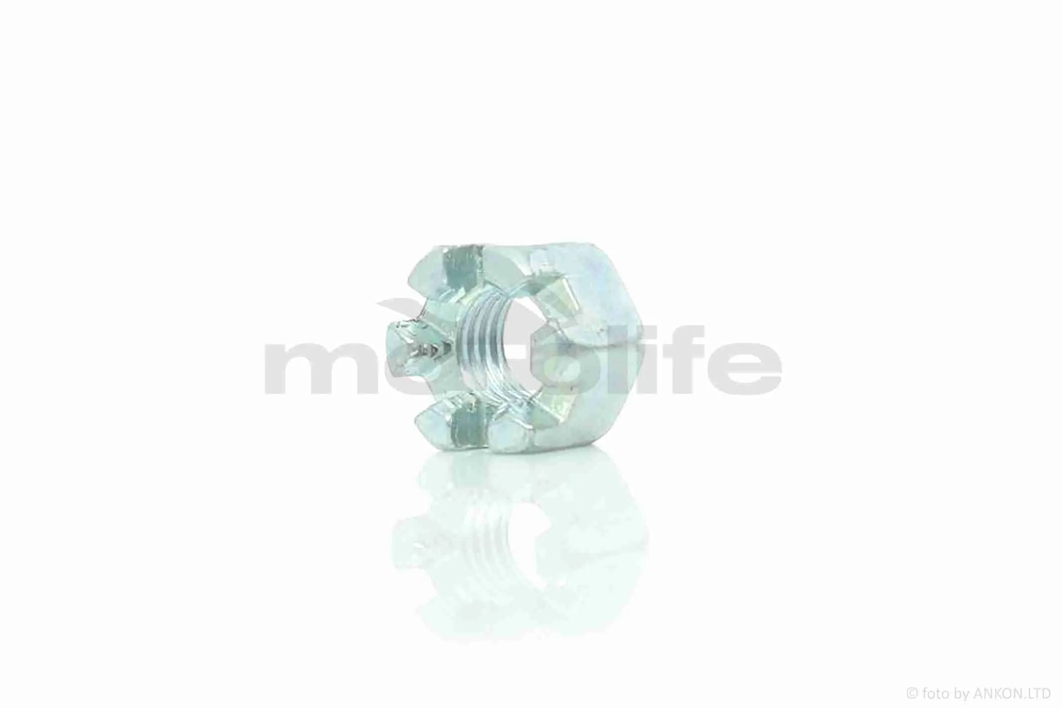 Гайка корона під шплінт  M10-1.50 (A_AT-025096)