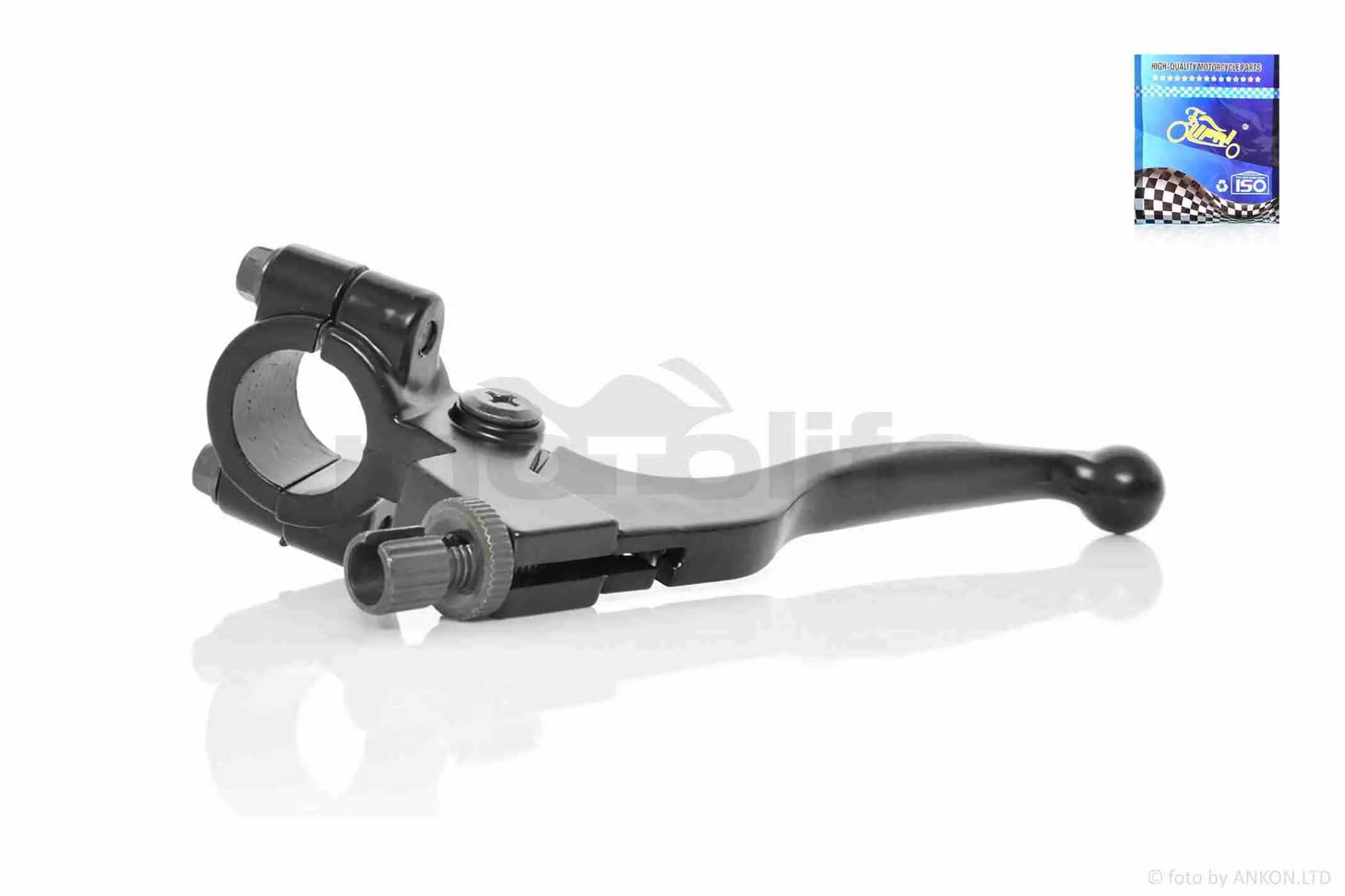 Важіль керма лівий  TTR125/250  зчеплення  +хомут (A_AT-025657)