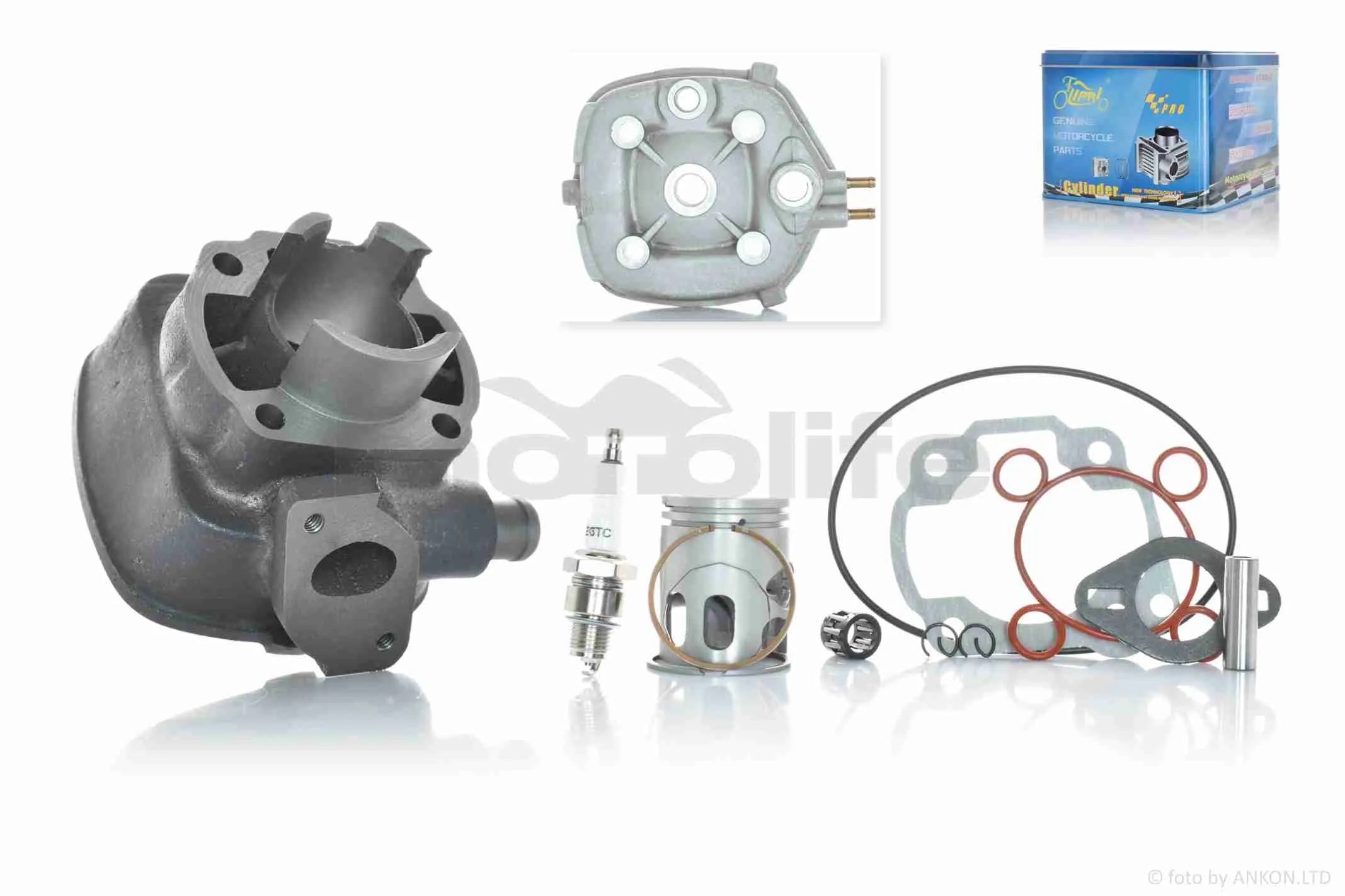 ЦПГ  Minarelli LC, AEROX  D40  водяне охолодження  +головка  #PRO  