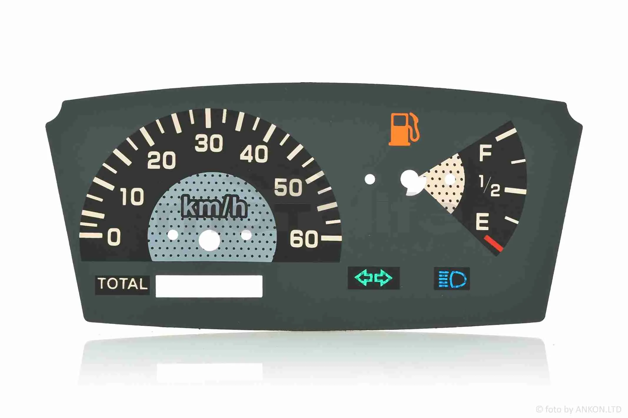 Накладка панелі приладів JOG 60км/год, сіра (A_AT-025921)