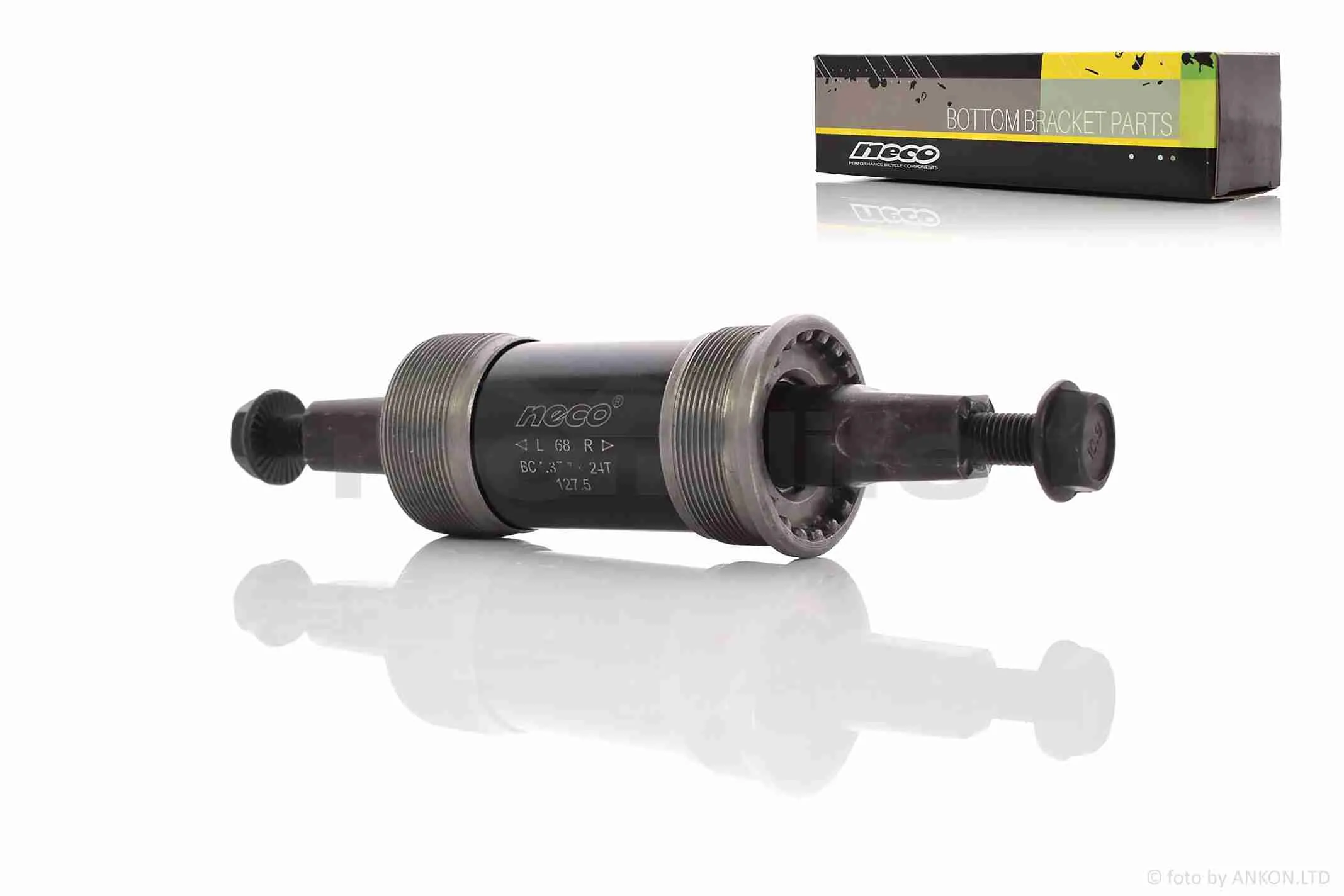 Каретка (картридж) вело  під квадрат, L-122.5mm (кулькопідшипник) #B906 