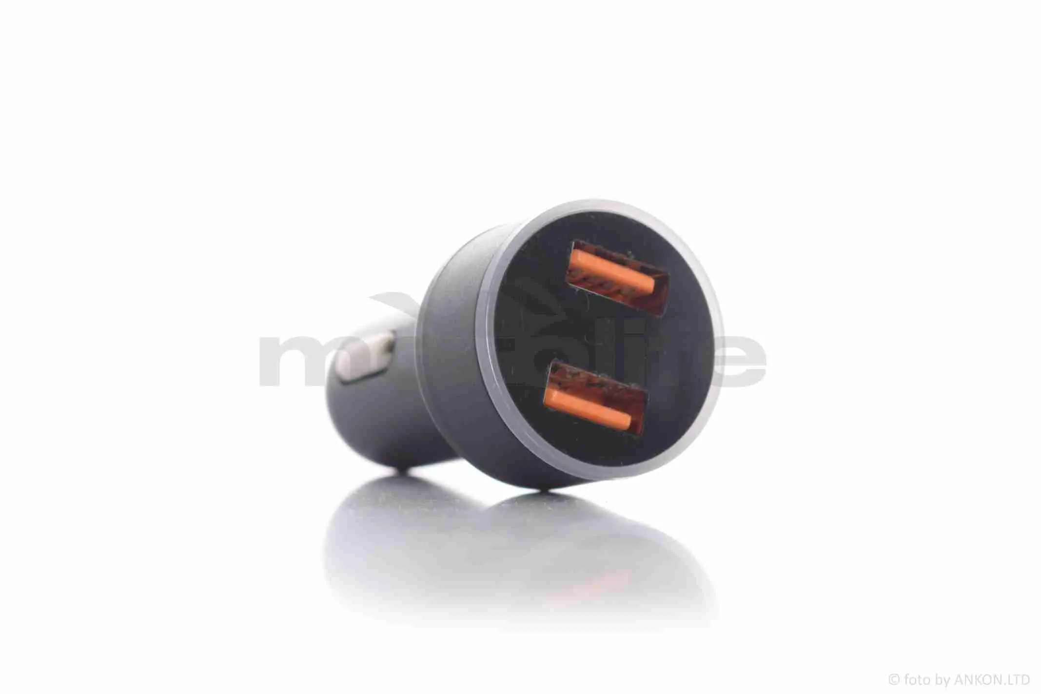 Зарядний пристрій в прикурювач  2 порту USB (A_AT-029786)