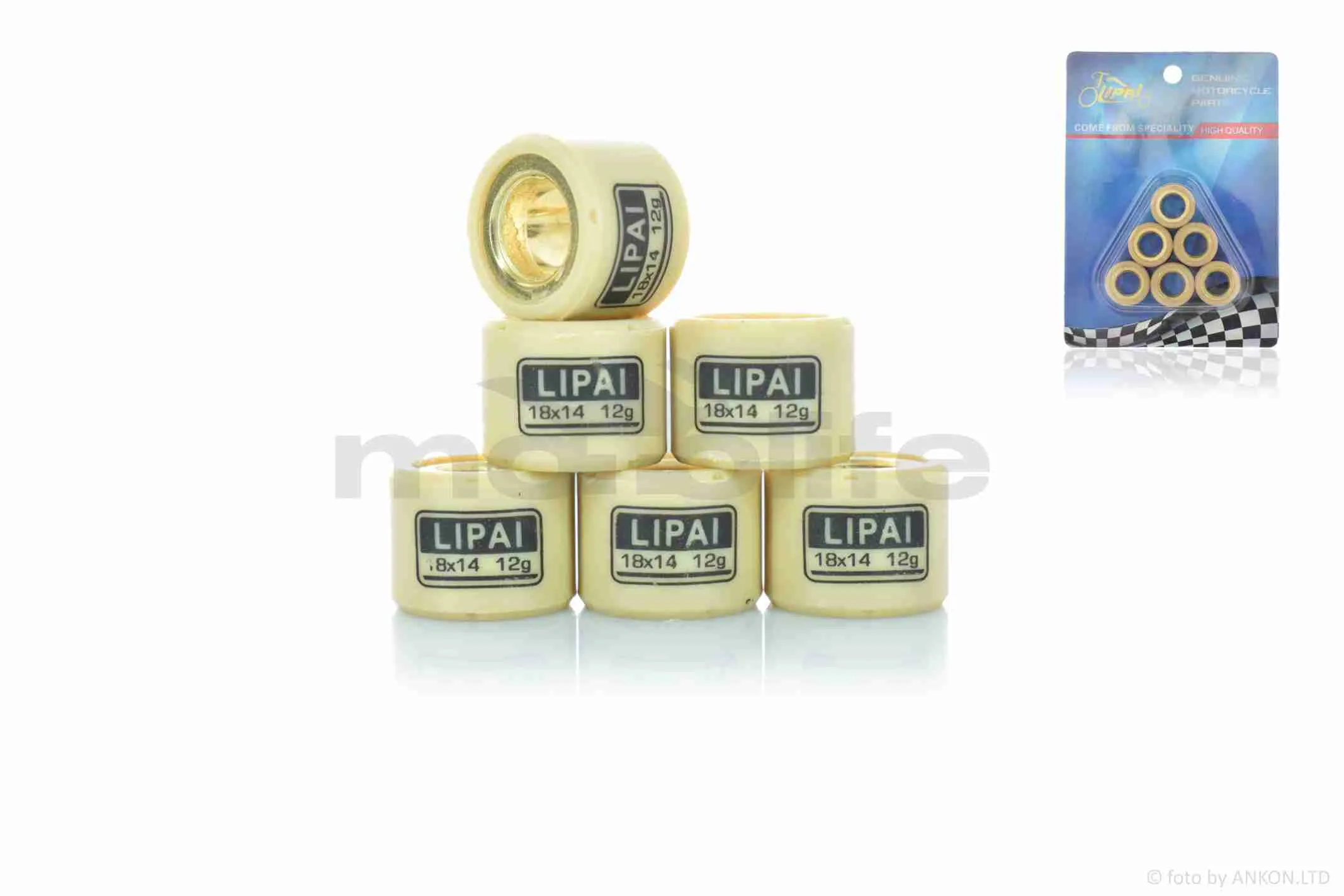 Ролики варіатора  GY6 150  18-14 12.0g  
