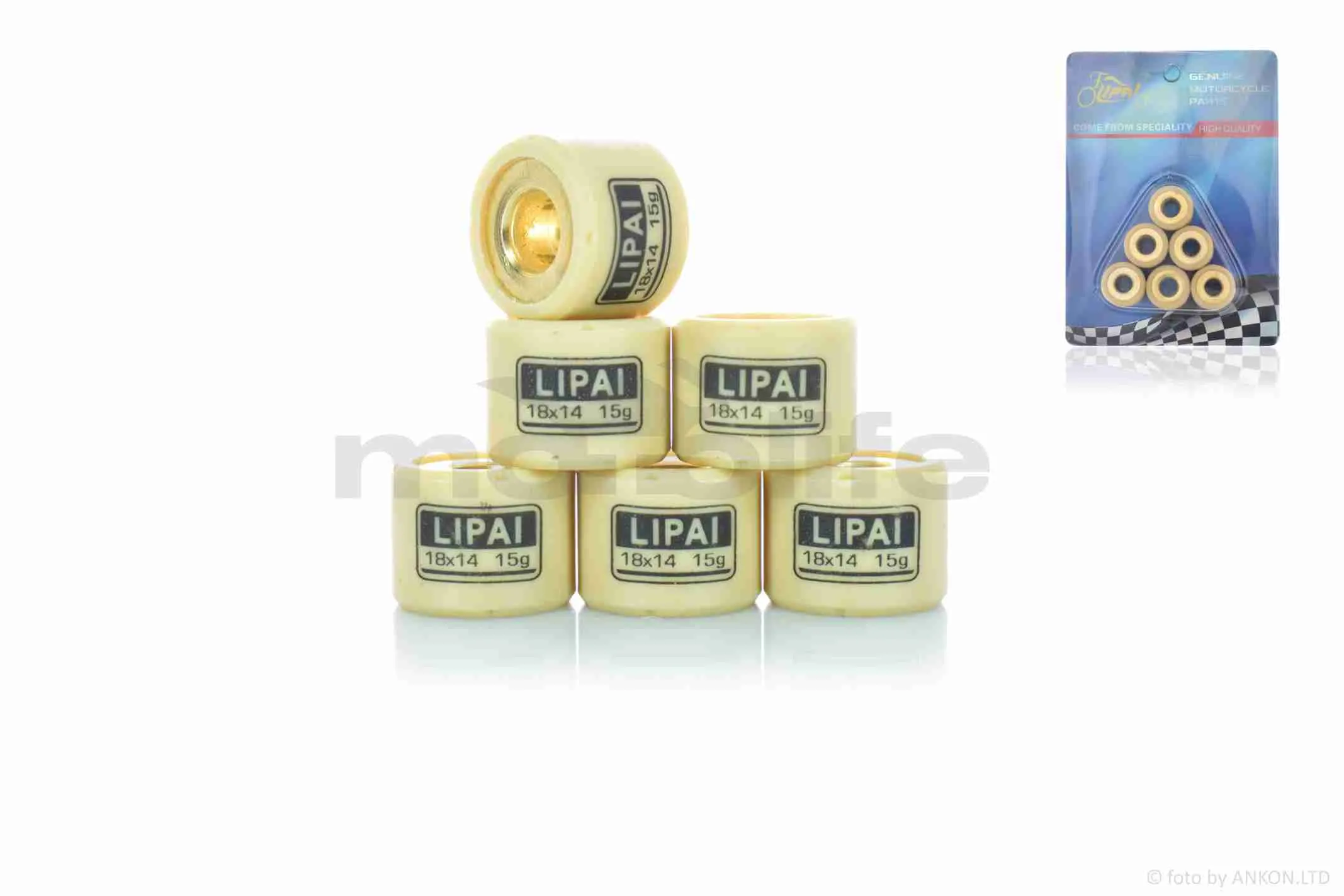 Ролики варіатора  GY6 150  18-14  15.0g  
