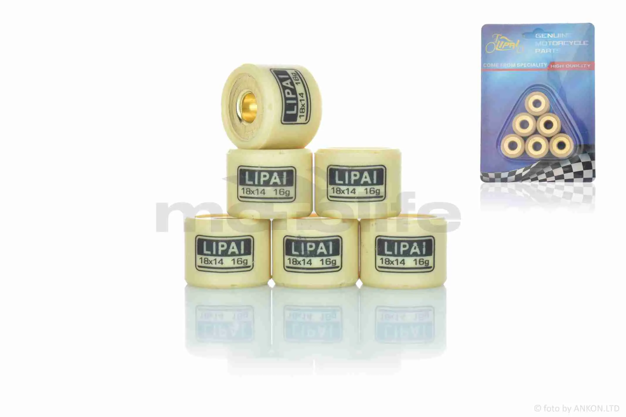 Ролики варіатора  GY6 150  18-14  16.0g  