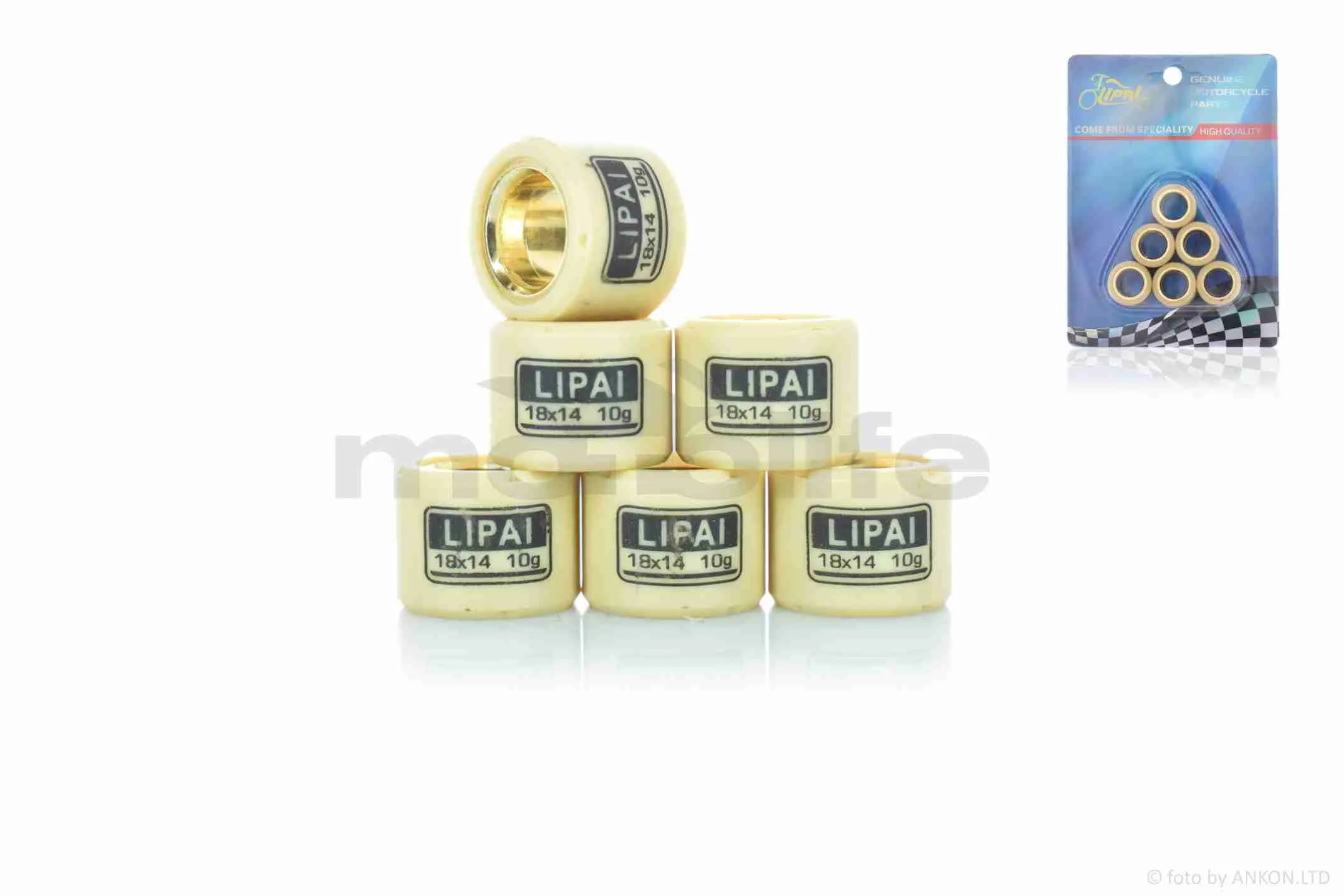 Ролики варіатора  GY6 150  18-14  10.0g  