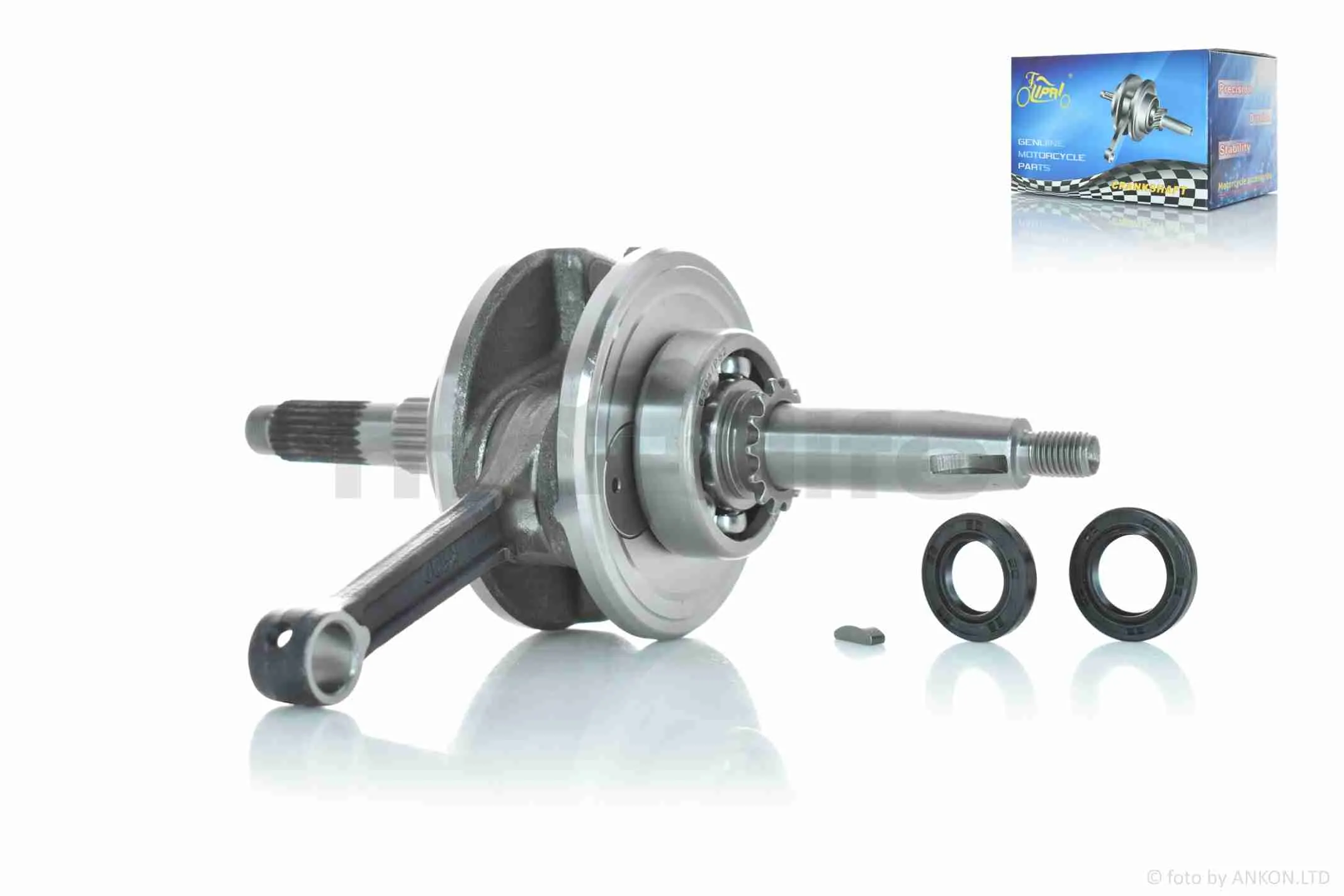 Колінвал  YX140 156FMJ (W063)  p13, L220  без ел.стартера  #PRO  