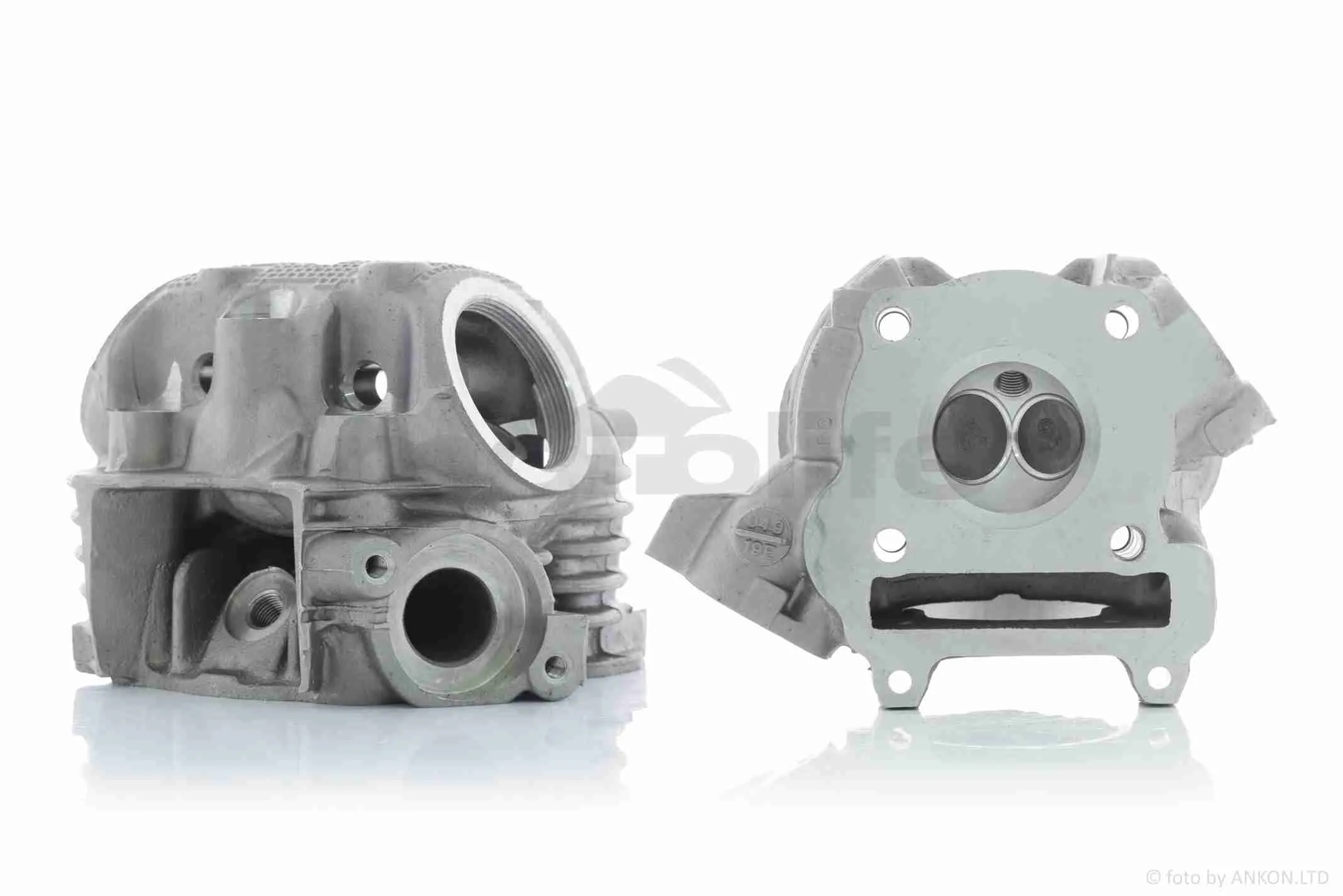 Головка циліндра  CYGNUS125, 4CW  52.00mm  гола  +клапана  ТАЙВАНЬ (A_AT-032637)