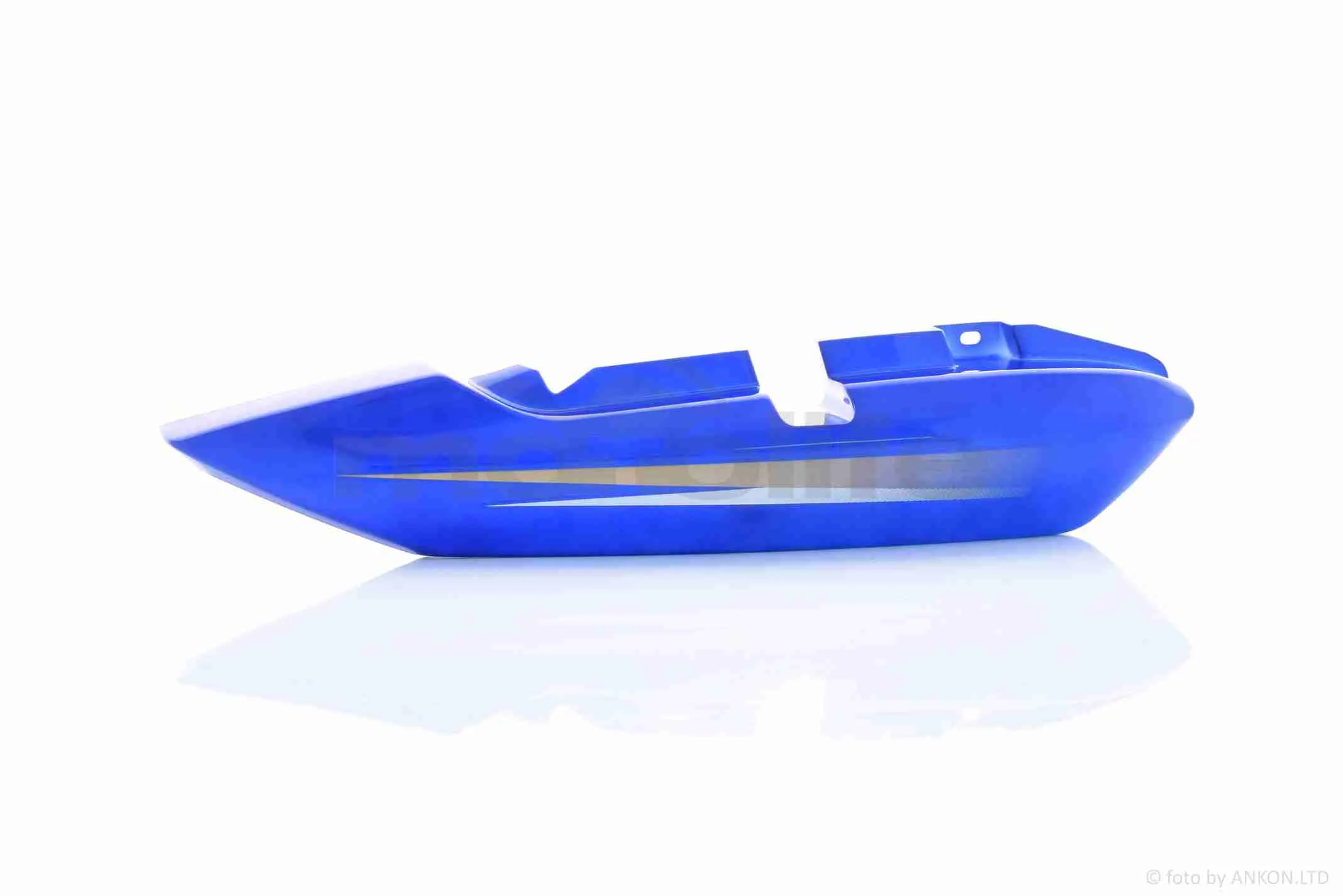 Пластик  JIANSHE JS125-6A  боковина, права, синя (A_AT-033850)