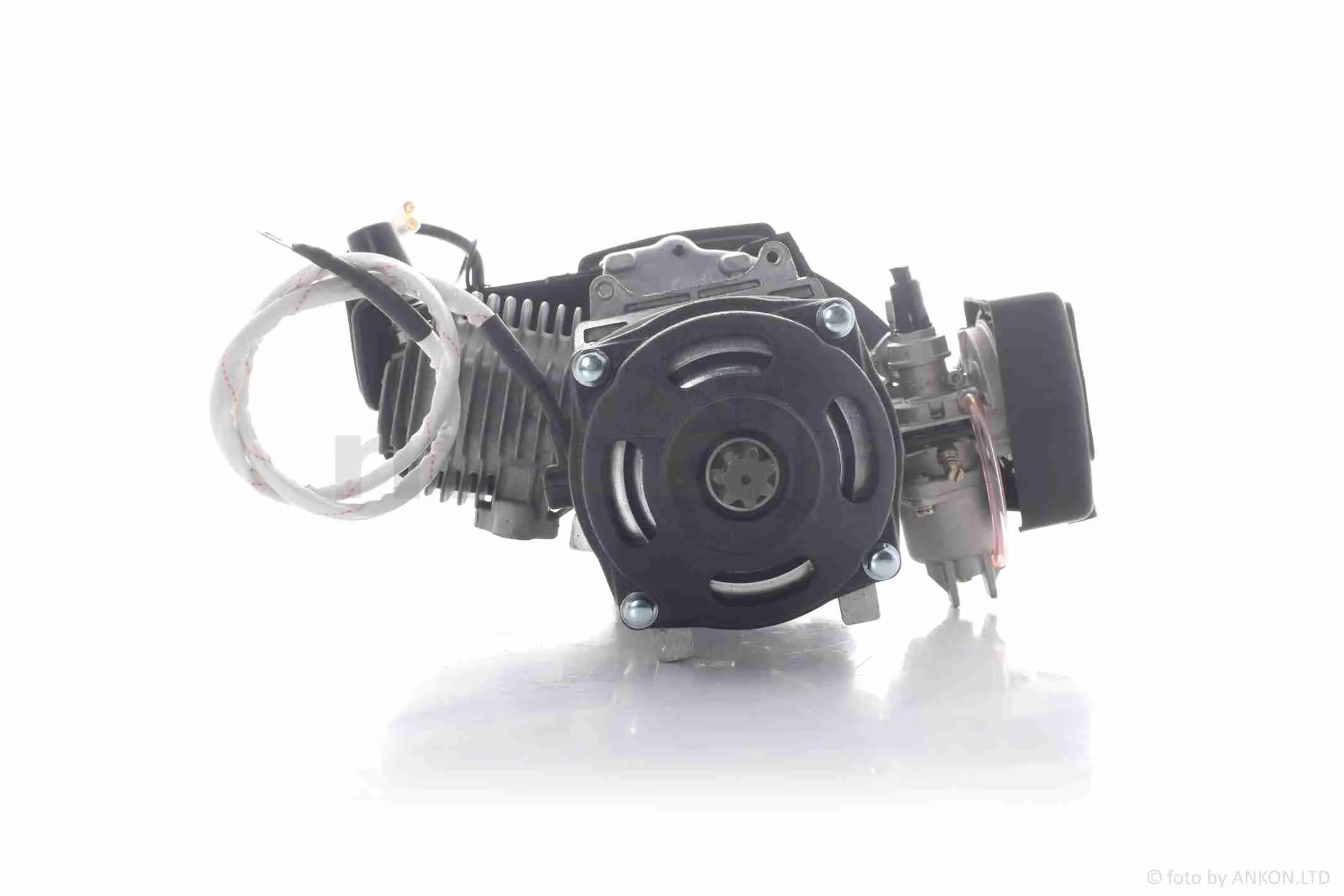 Двигун  POCKET BIKE, ATV  2T  50cc  (електростартер, карбюратор, фільтр) (A_AT-030394)