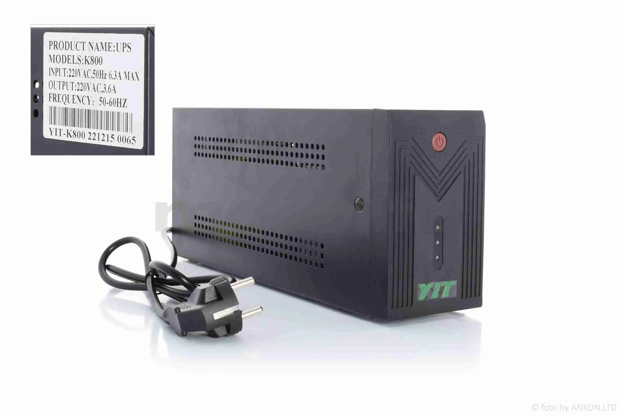 Джерело безперебійного живлення (ДБЖ)  12V/800VA   [БЕЗ АКБ] (A_AT-034884)