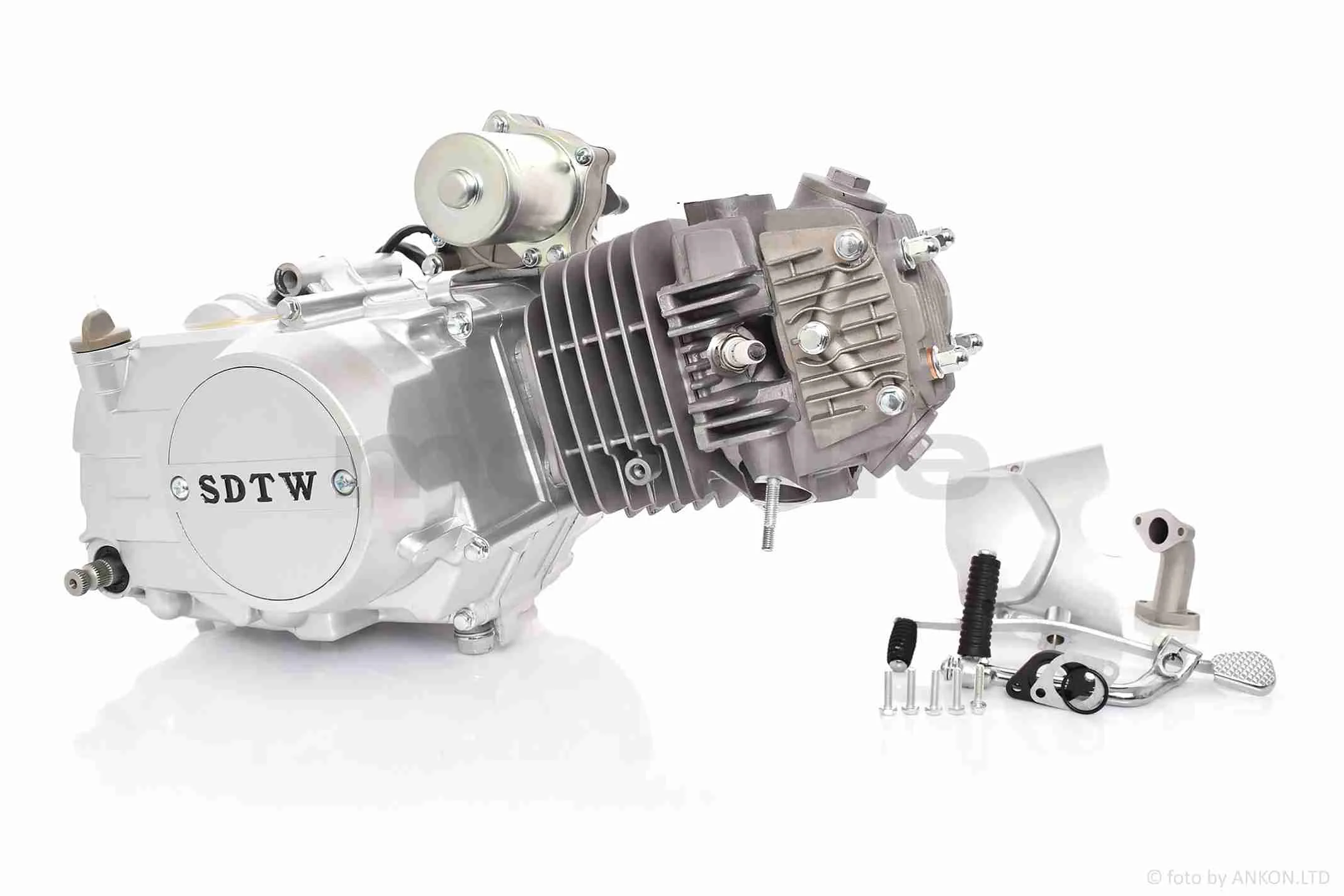 Двигун  1P56FMI  125cc, напівавтоматичний, алюмінієвий циліндр  