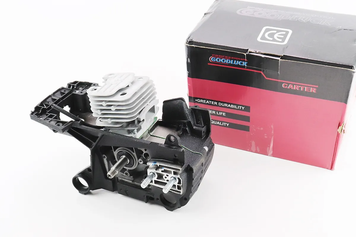Блок двигуна у зборі 52cc 45mm, чорний картер (S_205540)