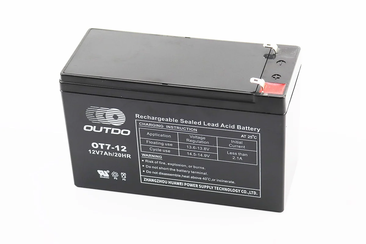 Акумулятор 12V7Ah OT7-12 кислотний (L151*W65*H94mm) для ДБЖ, іграшок та ін. (S_337089)