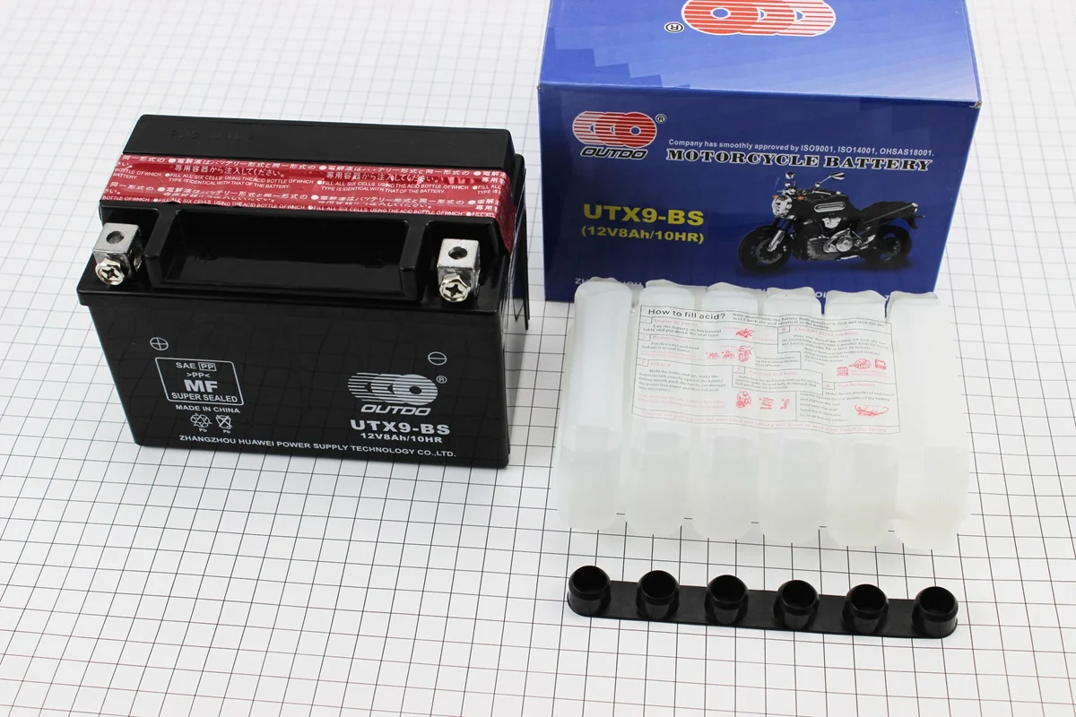 Акумулятор 12V8Ah UTX9-BS кислотний (L150*W87*H105mm) (S_348157)