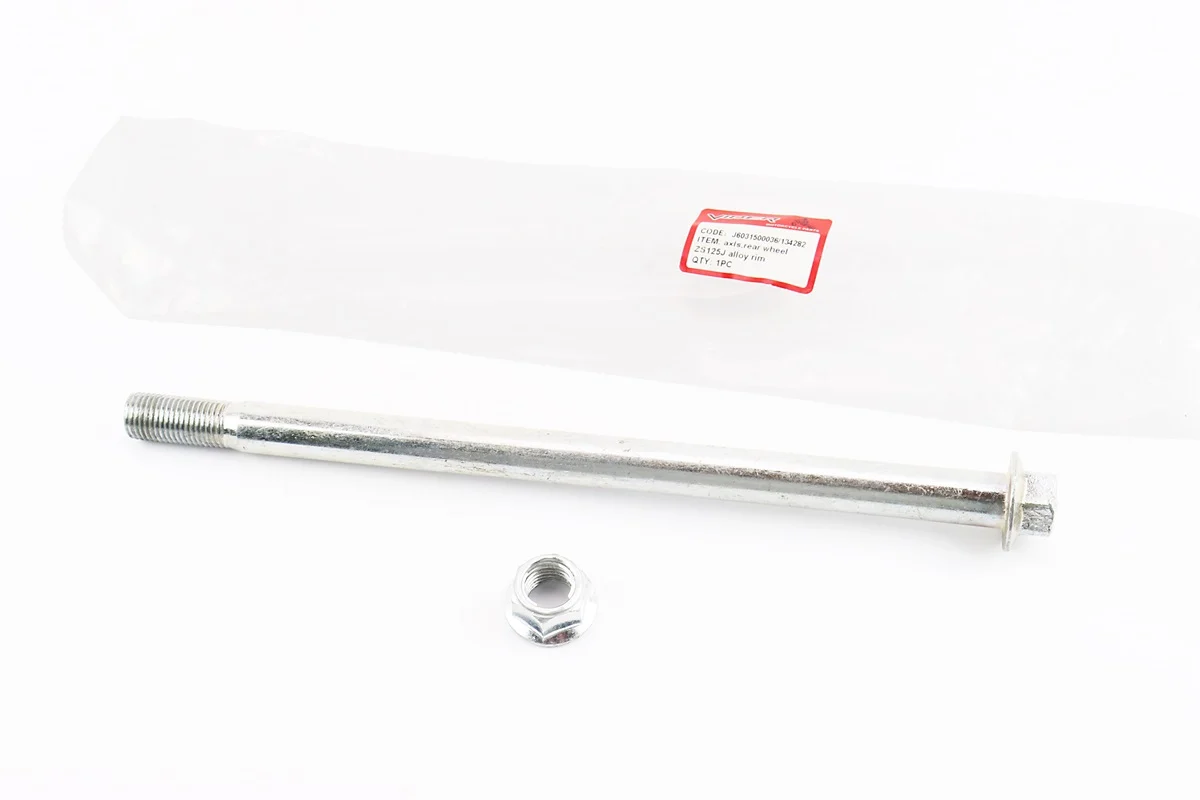 Вісь колеса заднього d15mm; L245mm + гайка (S_998845)