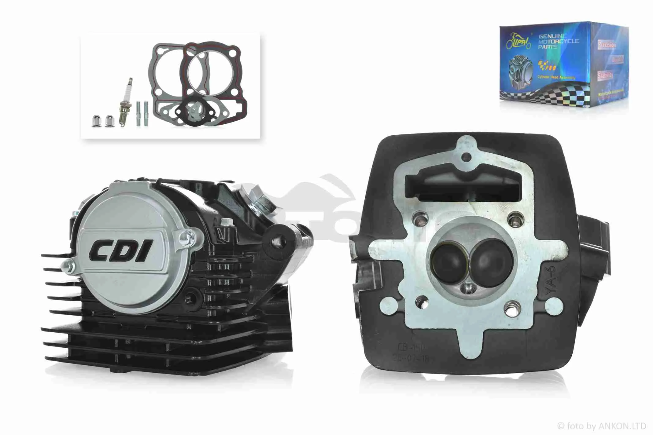 Головка циліндра  162FMJ  CB150  D62, d26/31.5  у зборі  #PRO  