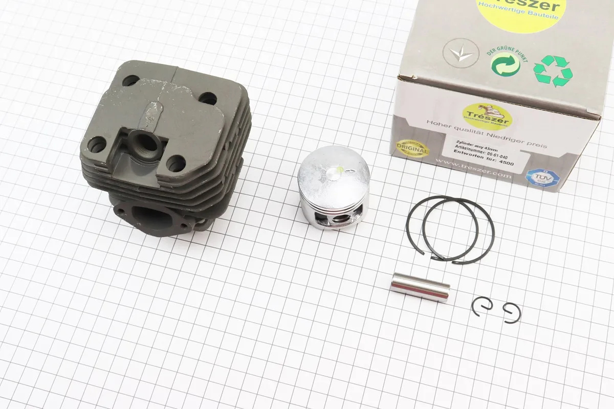 Циліндр к-кт (цпг) 4500 45сс-43mm (палець 11mm) 