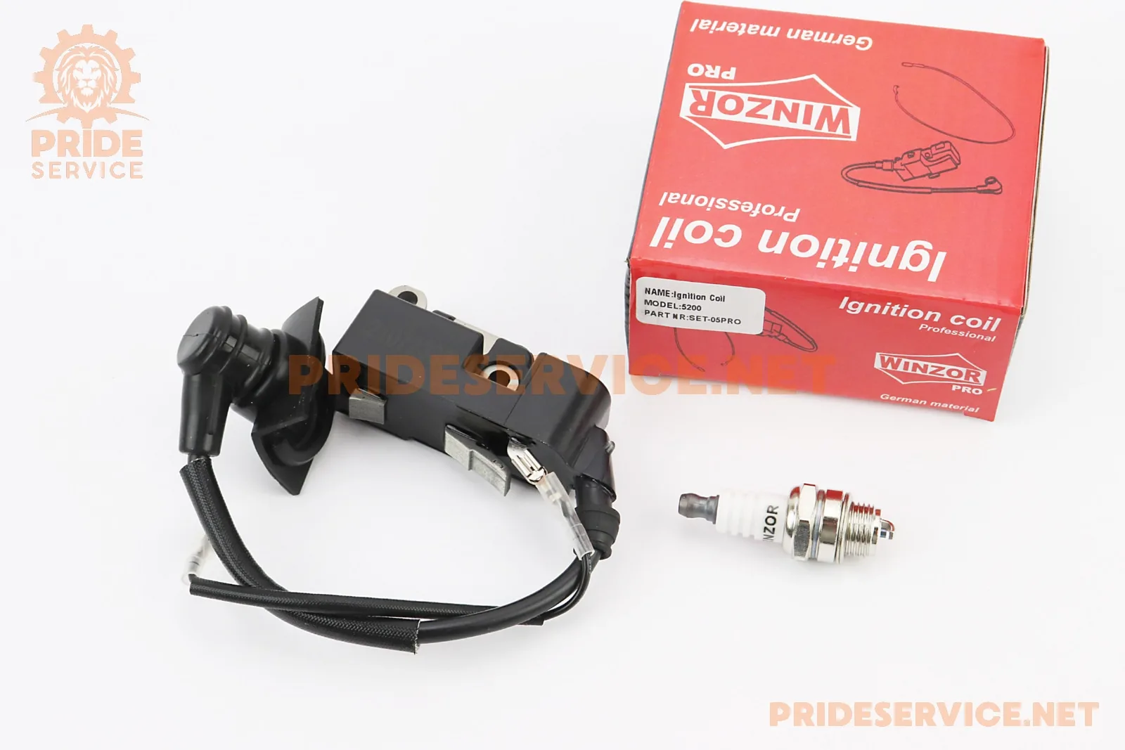 Котушка запалювання 4500/5200/5800 + свічка, 