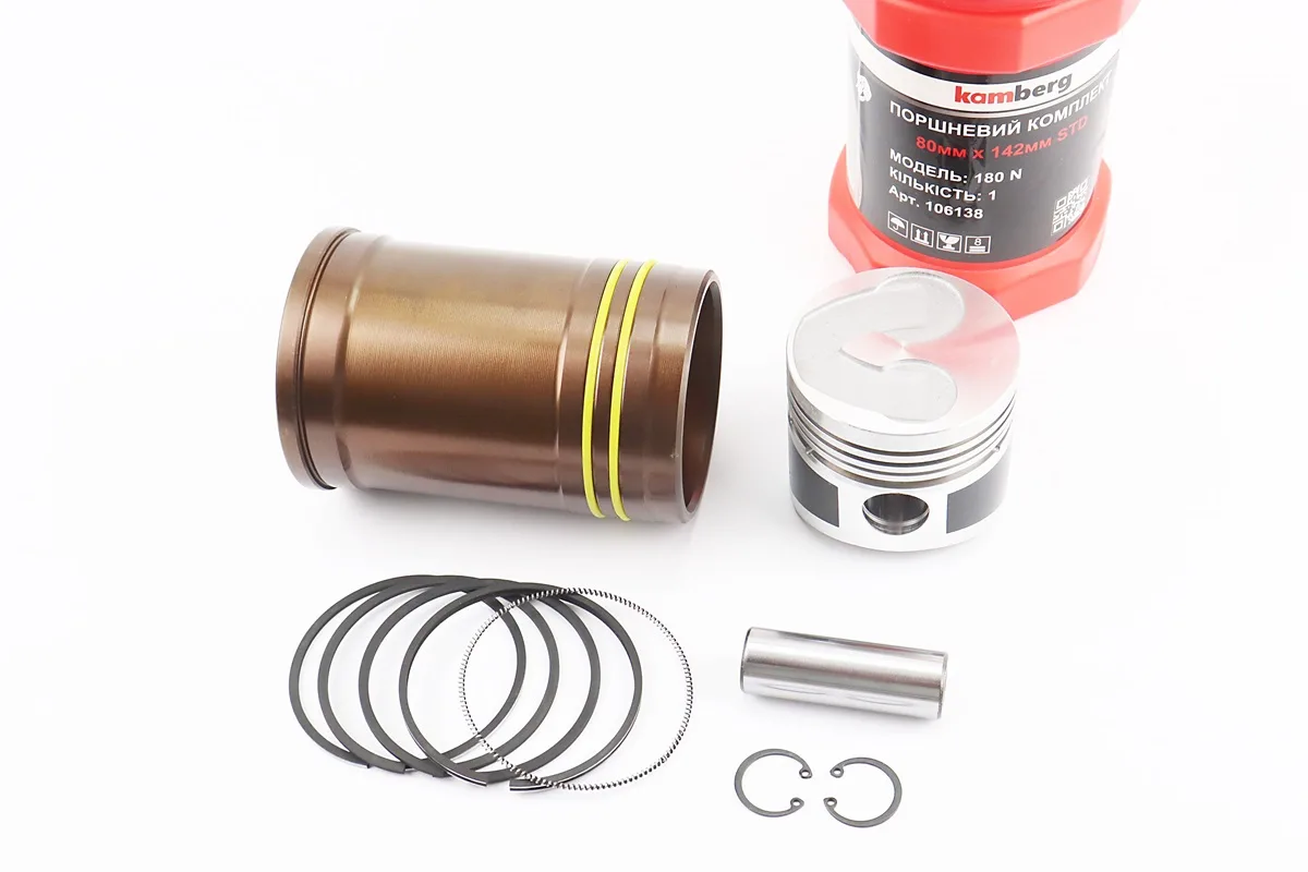 Поршнева R180NM к-кт, поршень 80mm STD (форкамера 