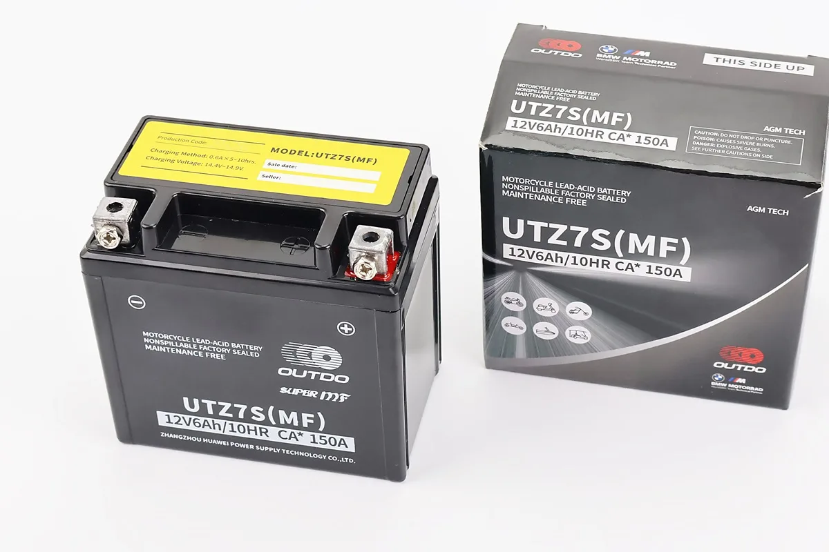 Акумулятор 12V6Ah UTZ7S(MF) кислотний (L113*W70*H105mm) (S_211241)